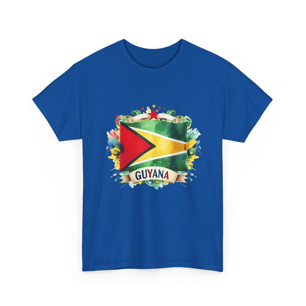 Guyana Day t-shirts  - GuyanaFlag T-Shirt - Vibrant Guyanese Pride Tee