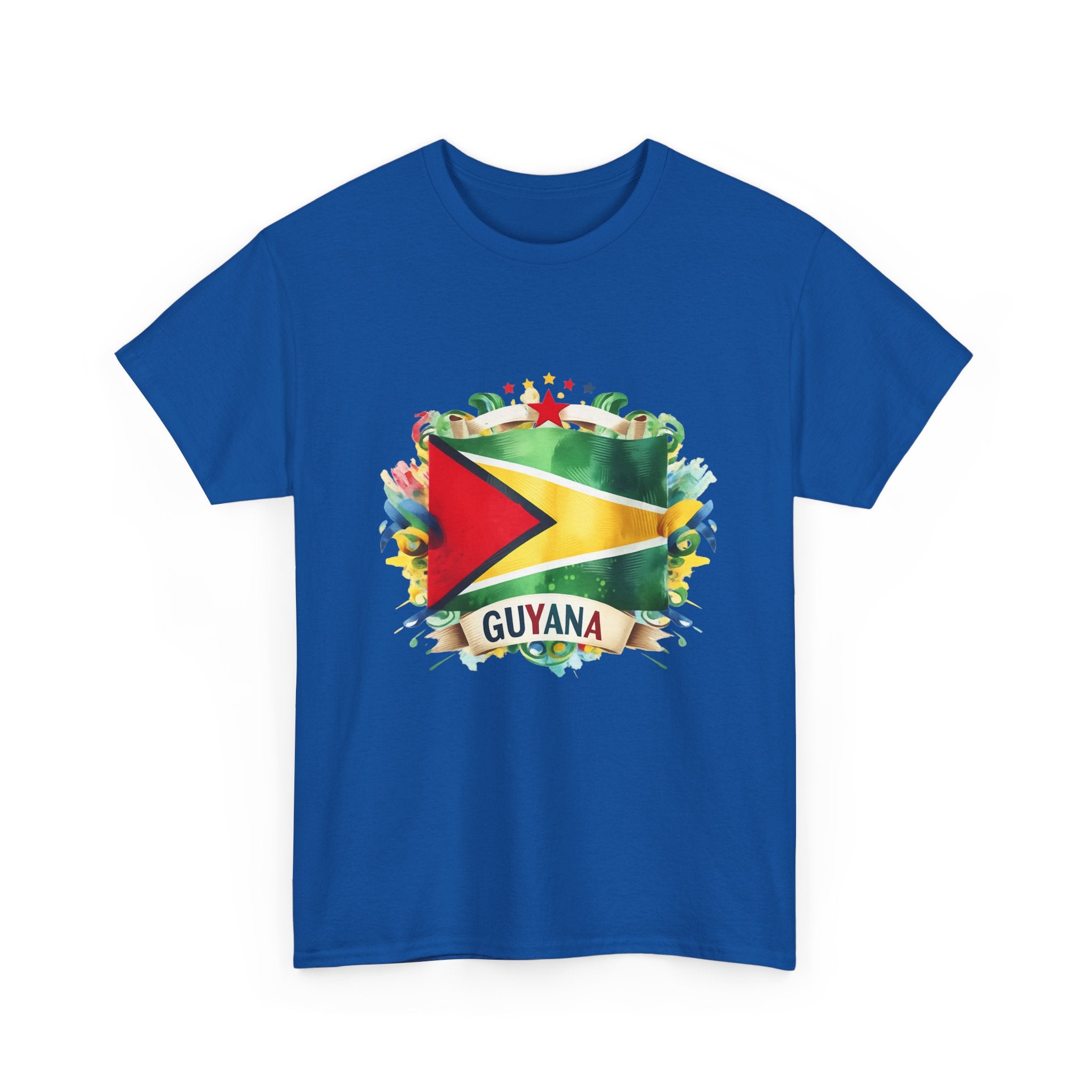 Guyana Day t-shirts  - GuyanaFlag T-Shirt - Vibrant Guyanese Pride Tee