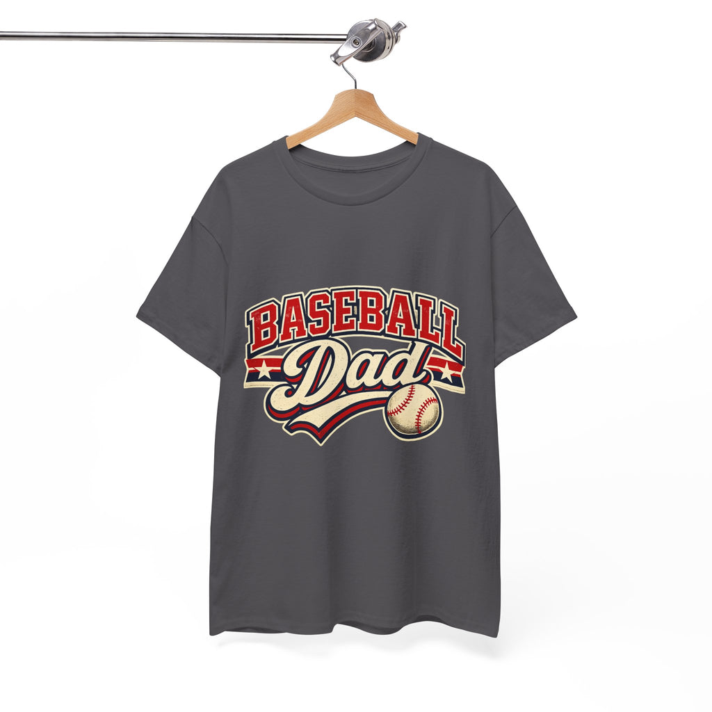 Baseball Dad T-Shirt — Vintage Baseball Dad Tee for Fathers, Father’s Day Gift