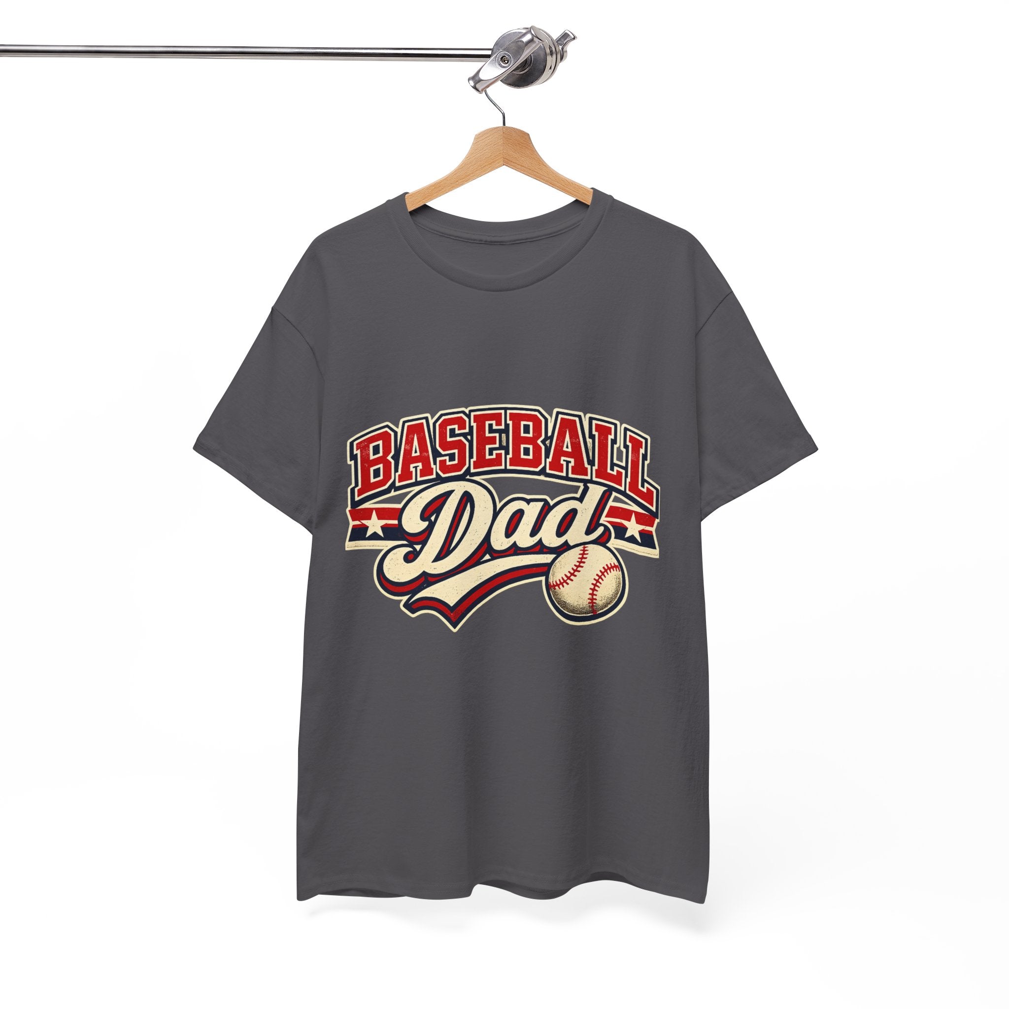 Baseball Dad T-Shirt — Vintage Baseball Dad Tee for Fathers, Father’s Day Gift