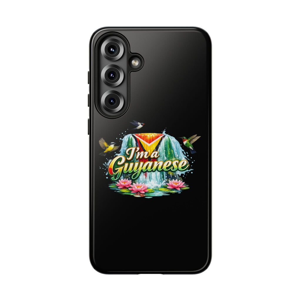 I'm a Guyanese Tough Phone Case — Tropical Waterfall Design, Guyana Pride Gift