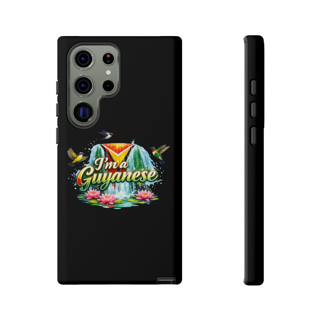 I'm a Guyanese Tough Phone Case — Tropical Waterfall Design, Guyana Pride Gift