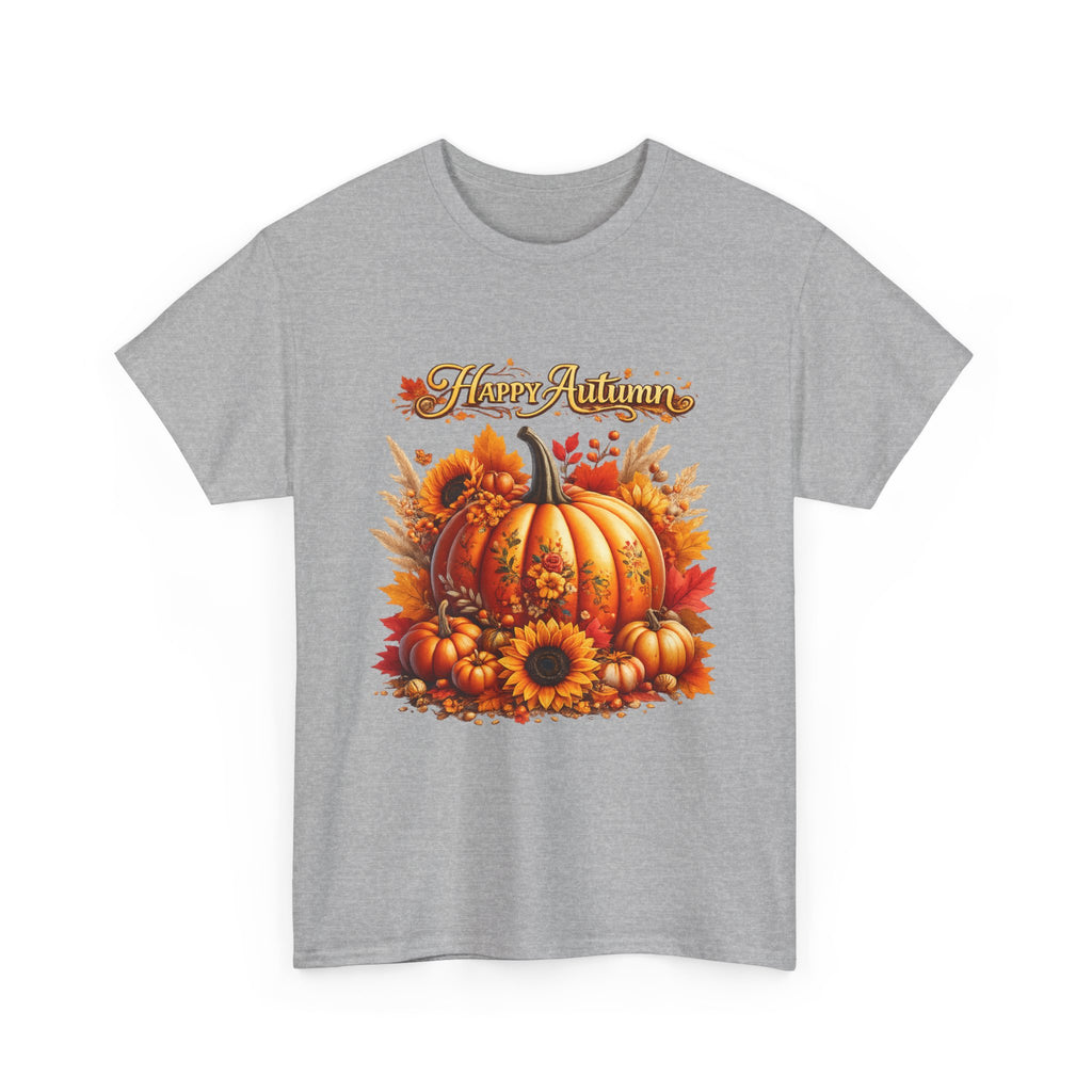 Autumn Pumpkin Tee – "Happy Autumn" Fall Harvest T-Shirt