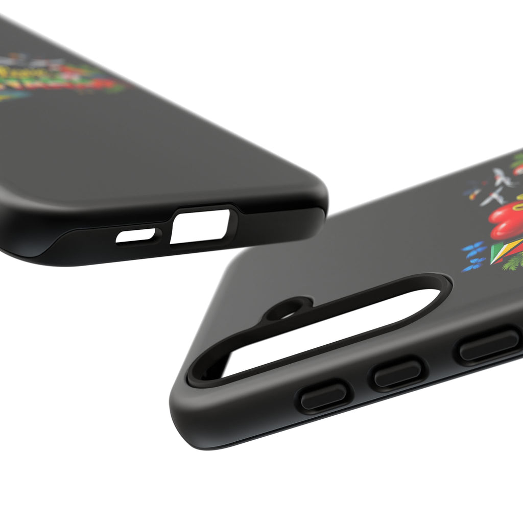 Phone case I Love Guyana Phone Case — Tough Protective Tropical Flag Design
