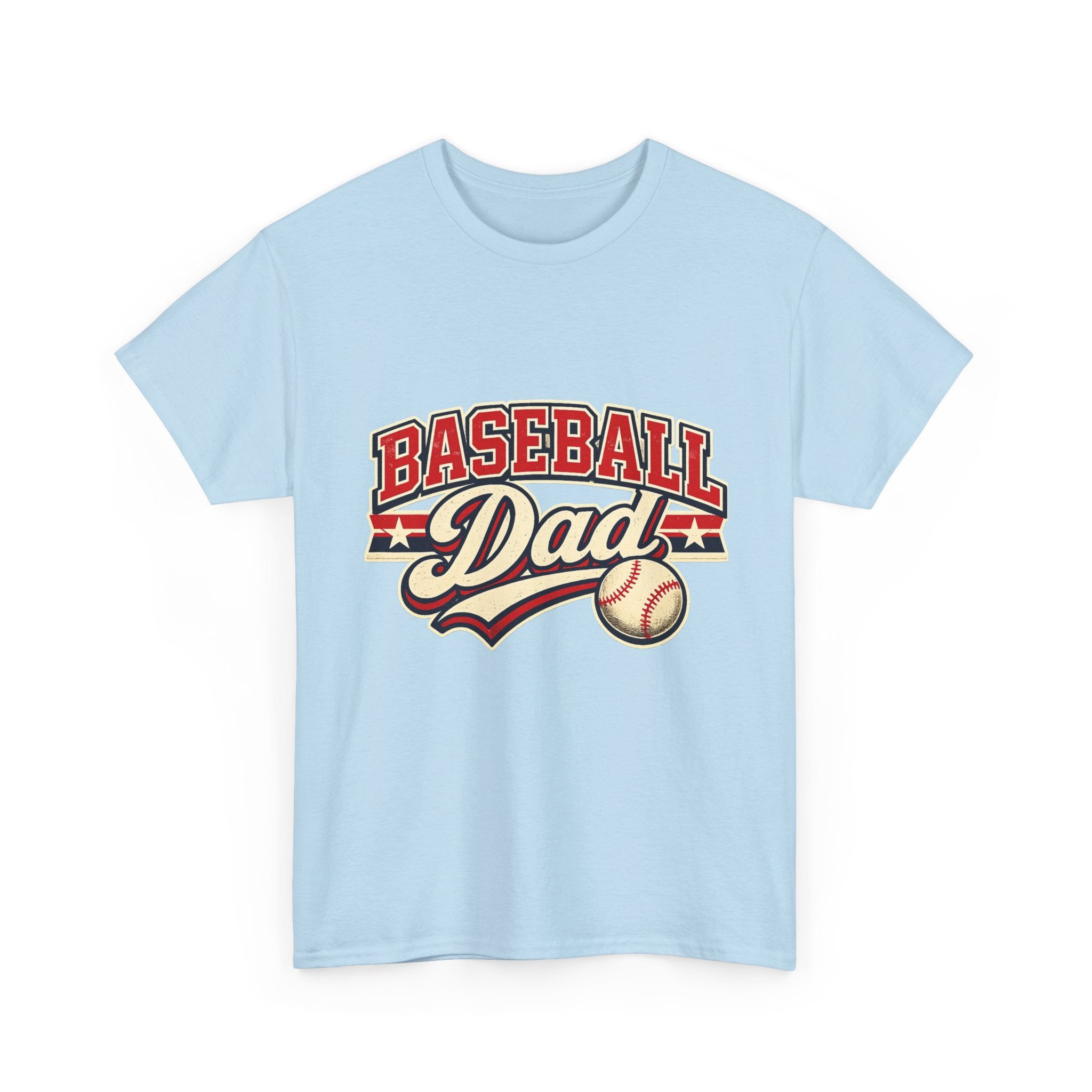Baseball Dad T-Shirt — Vintage Baseball Dad Tee for Fathers, Father’s Day Gift