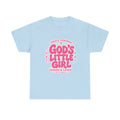 Faith T-Shirt God's Little Girl T-Shirt — Pink Faith Graphic Tee for Girls