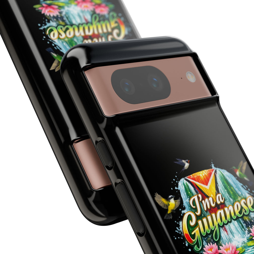 I'm a Guyanese Tough Phone Case — Tropical Waterfall Design, Guyana Pride Gift