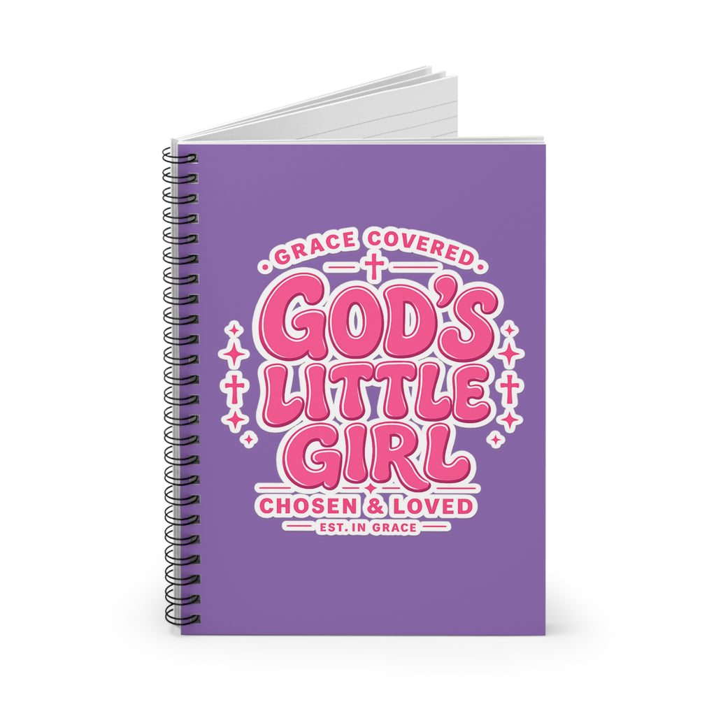 Inspiration Jornal God's Little Girl Spiral Notebook — Christian Inspirational Journal for Girls