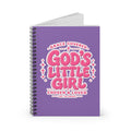 Inspiration Jornal God's Little Girl Spiral Notebook — Christian Inspirational Journal for Girls