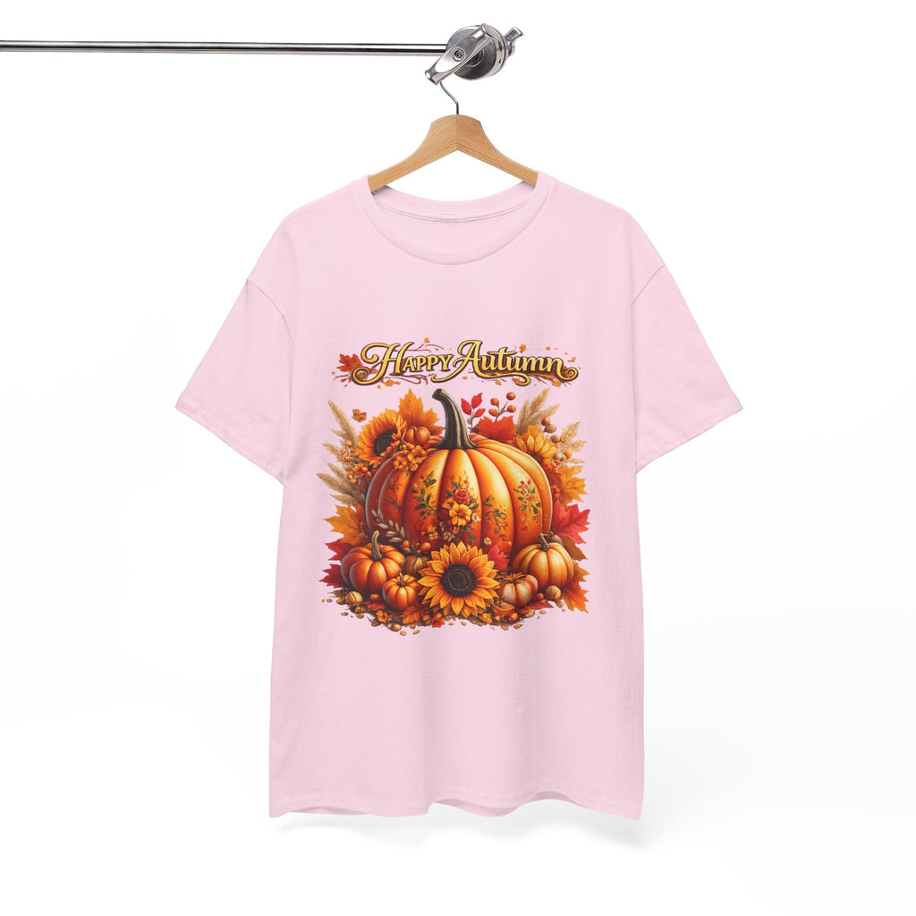 Autumn Pumpkin Tee – "Happy Autumn" Fall Harvest T-Shirt