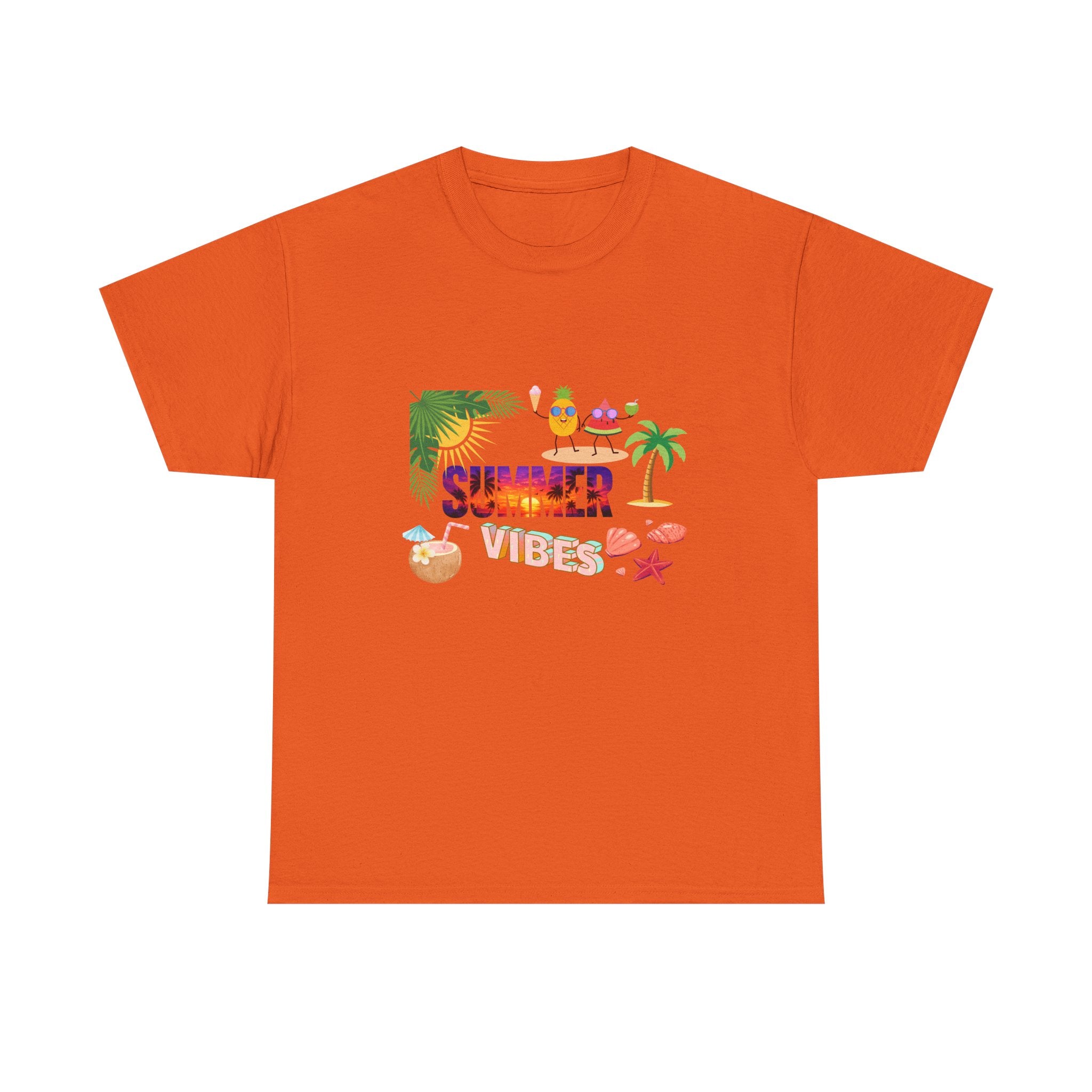 Summer Vibes T-Shirt — Tropical Beach Graphic Tee