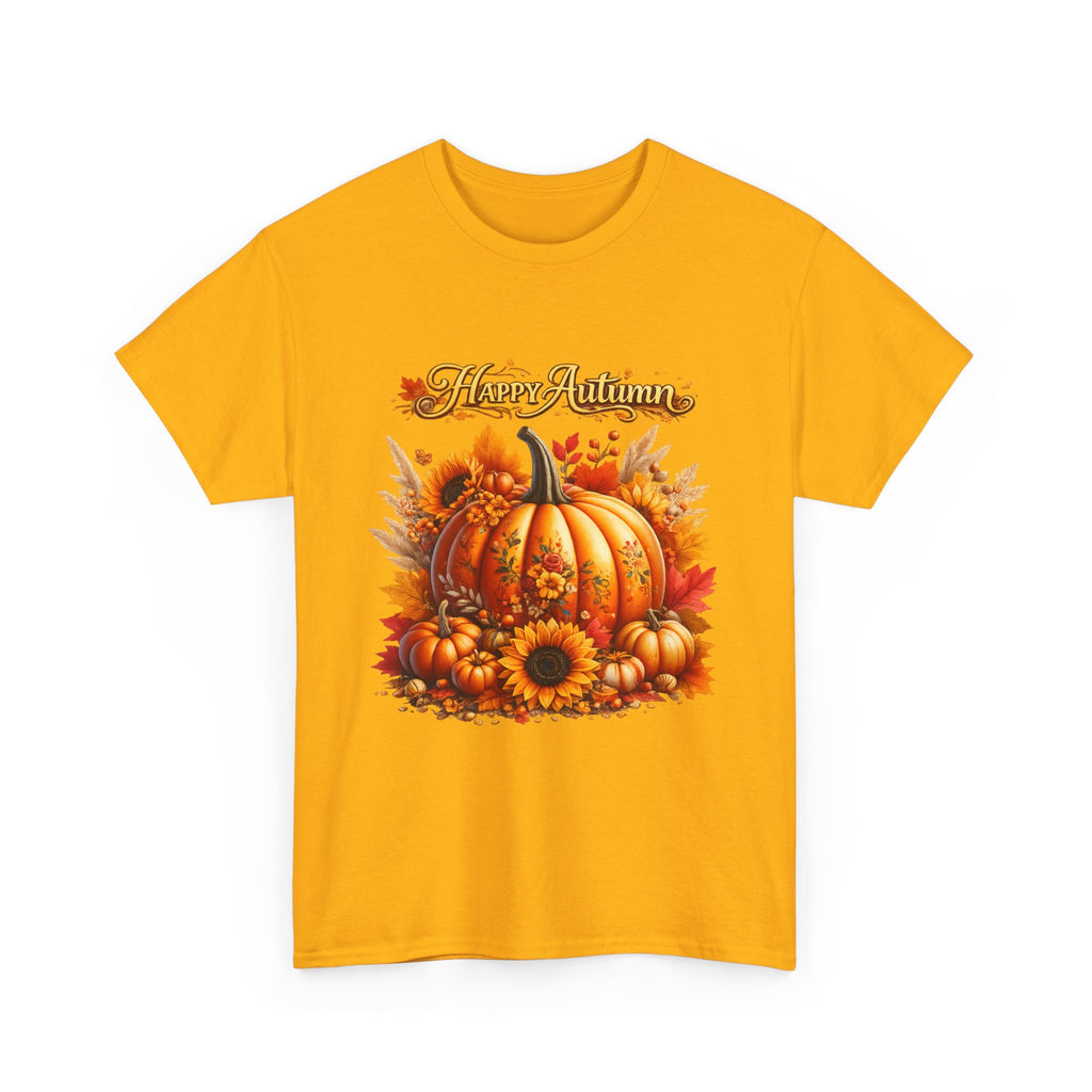 Autumn Pumpkin Tee – "Happy Autumn" Fall Harvest T-Shirt