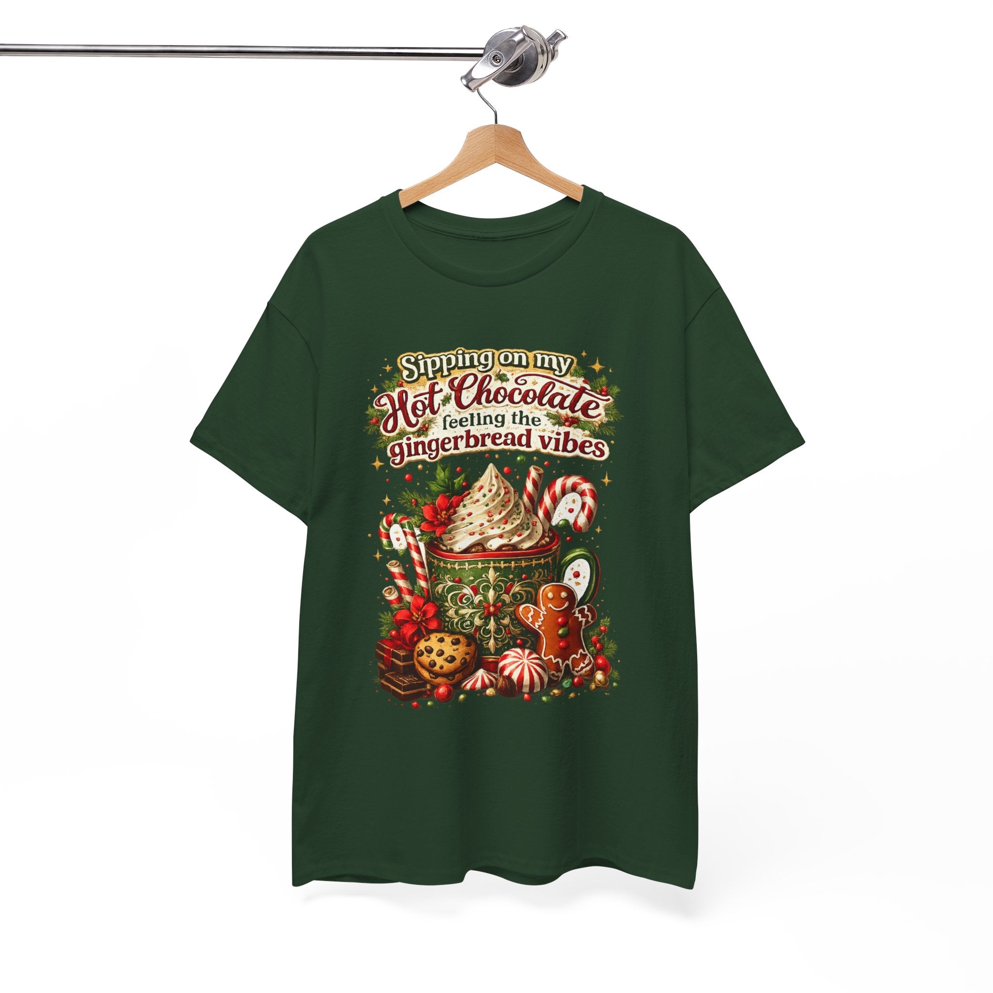 Hot Chocolate & Gingerbread Holiday T-Shirt