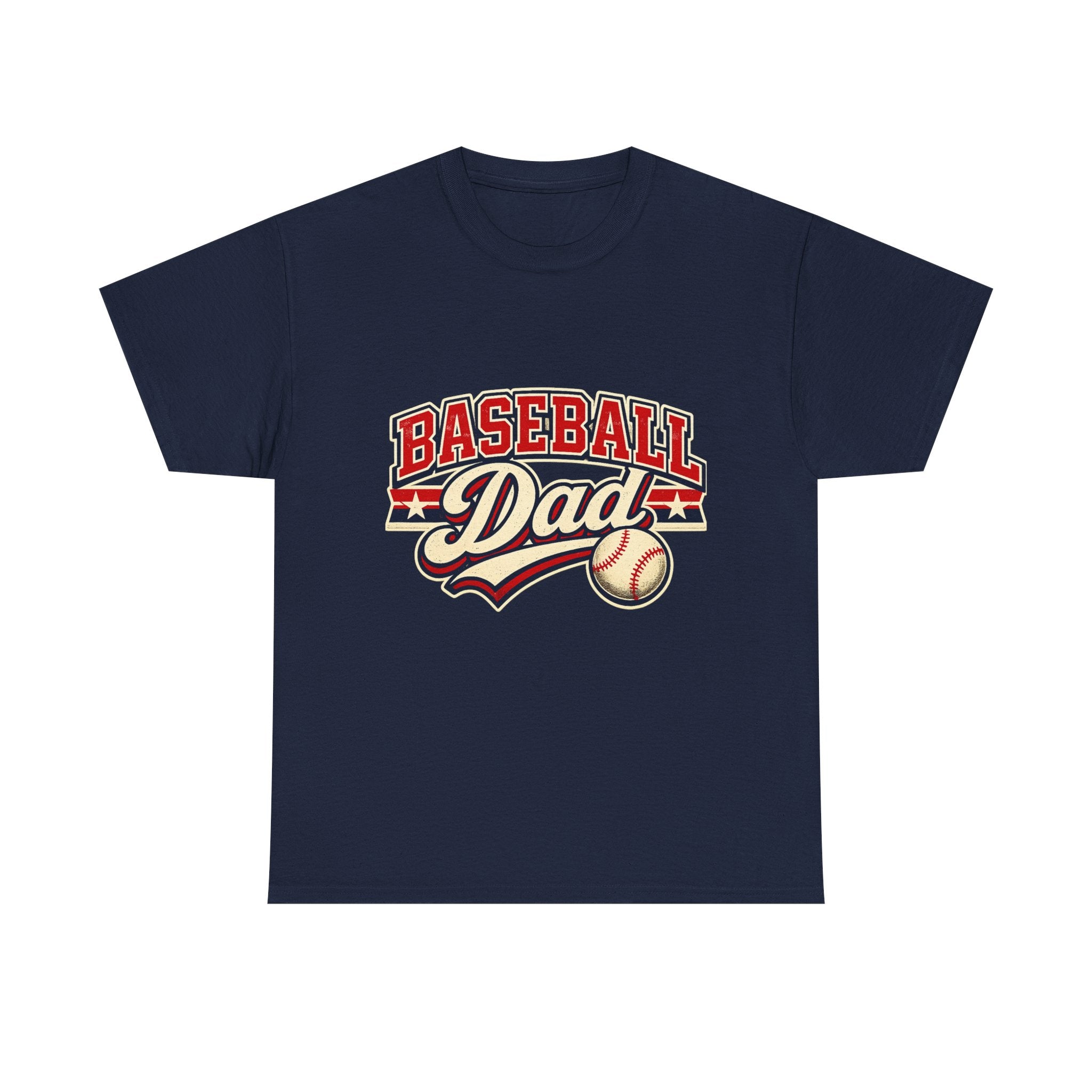 Baseball Dad T-Shirt — Vintage Baseball Dad Tee for Fathers, Father’s Day Gift