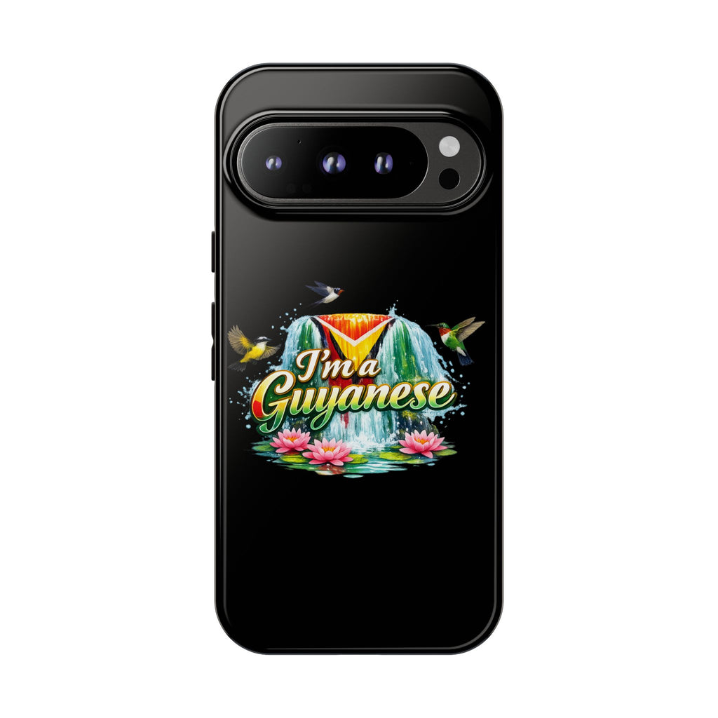 I'm a Guyanese Tough Phone Case — Tropical Waterfall Design, Guyana Pride Gift