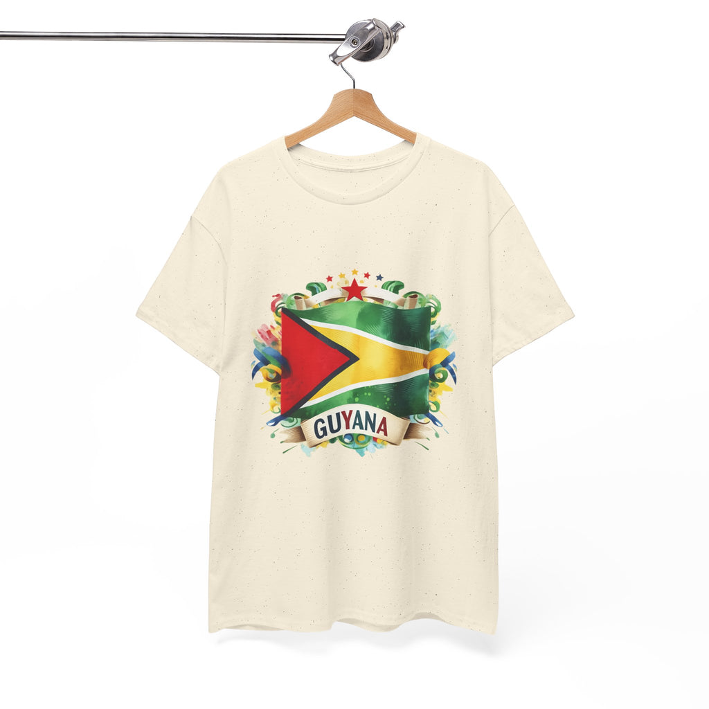 Guyana Day t-shirts  - GuyanaFlag T-Shirt - Vibrant Guyanese Pride Tee