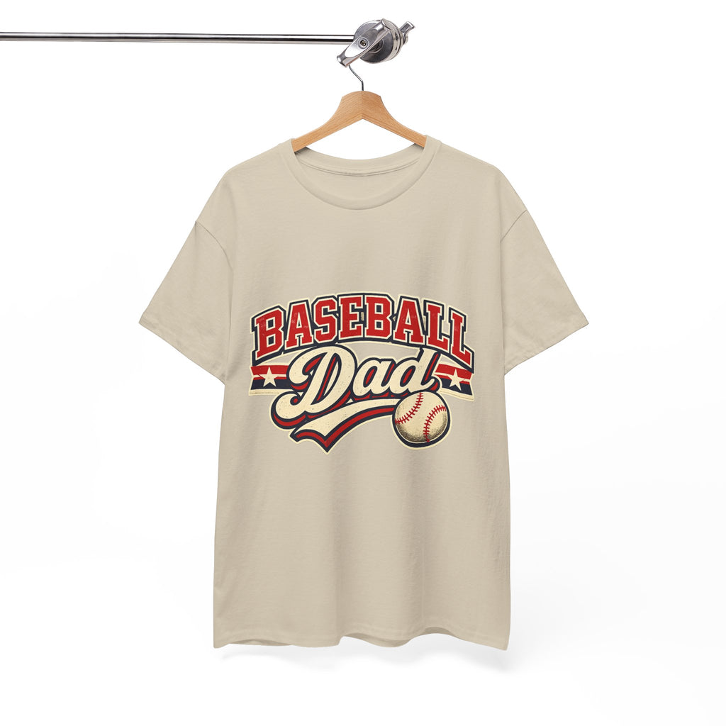 Baseball Dad T-Shirt — Vintage Baseball Dad Tee for Fathers, Father’s Day Gift