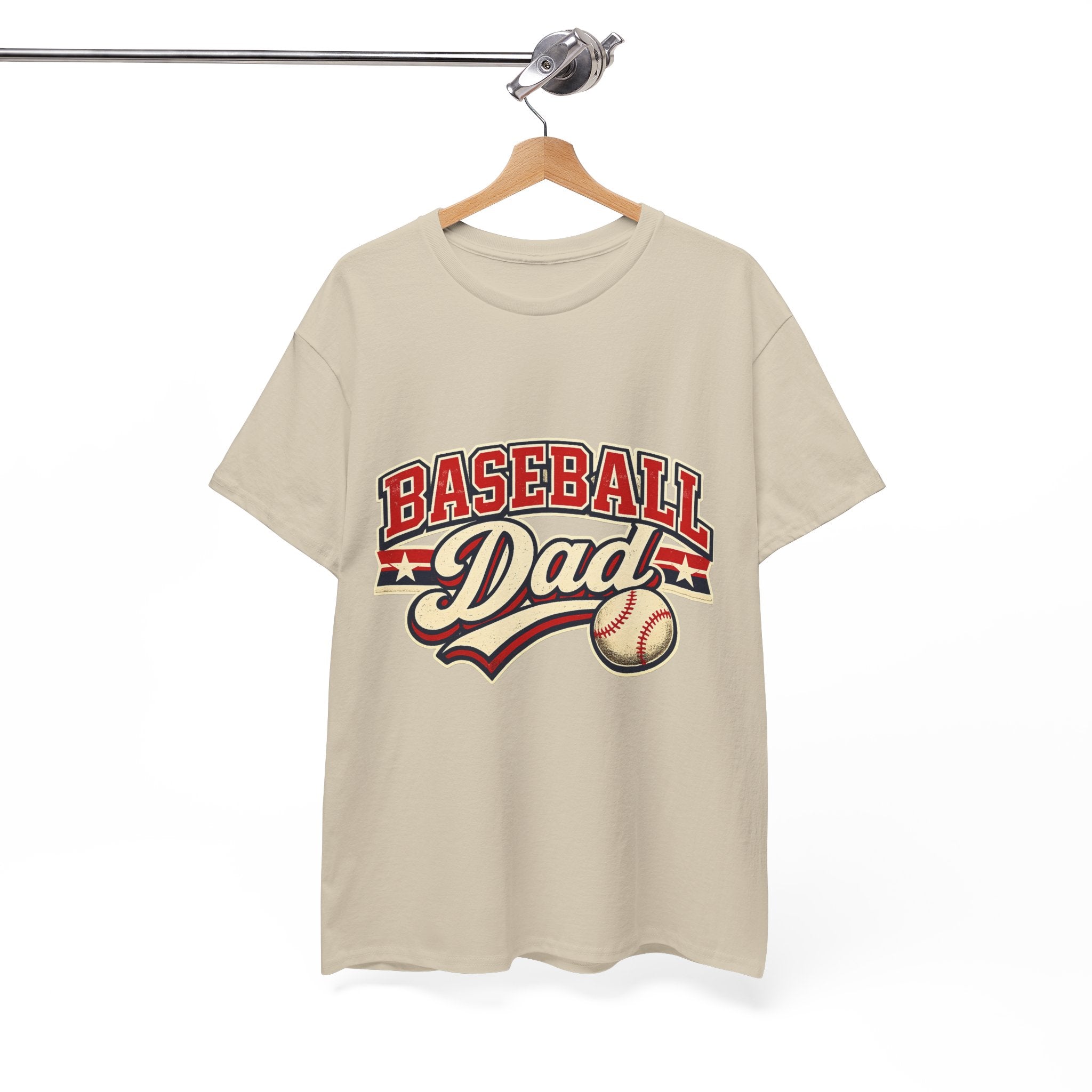 Baseball Dad T-Shirt — Vintage Baseball Dad Tee for Fathers, Father’s Day Gift