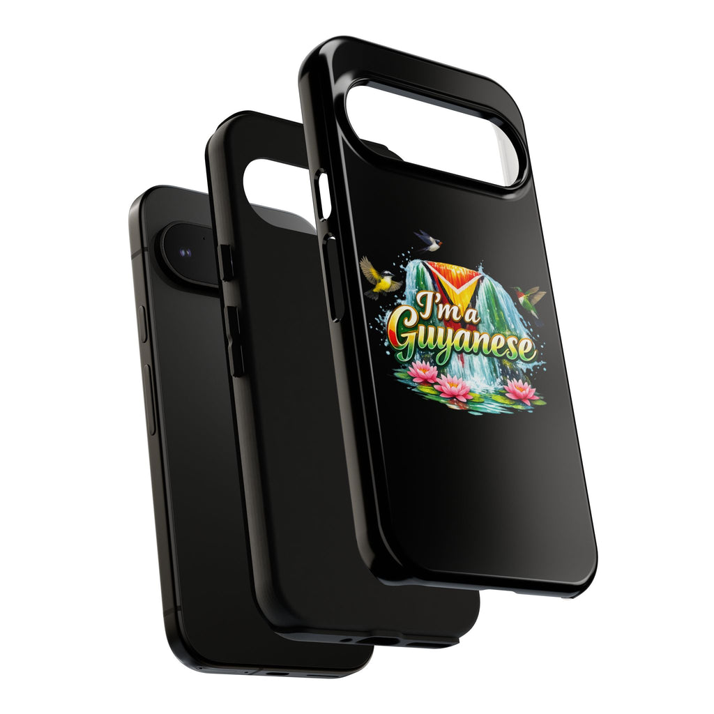 I'm a Guyanese Tough Phone Case — Tropical Waterfall Design, Guyana Pride Gift