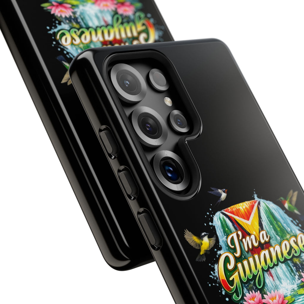 I'm a Guyanese Tough Phone Case — Tropical Waterfall Design, Guyana Pride Gift