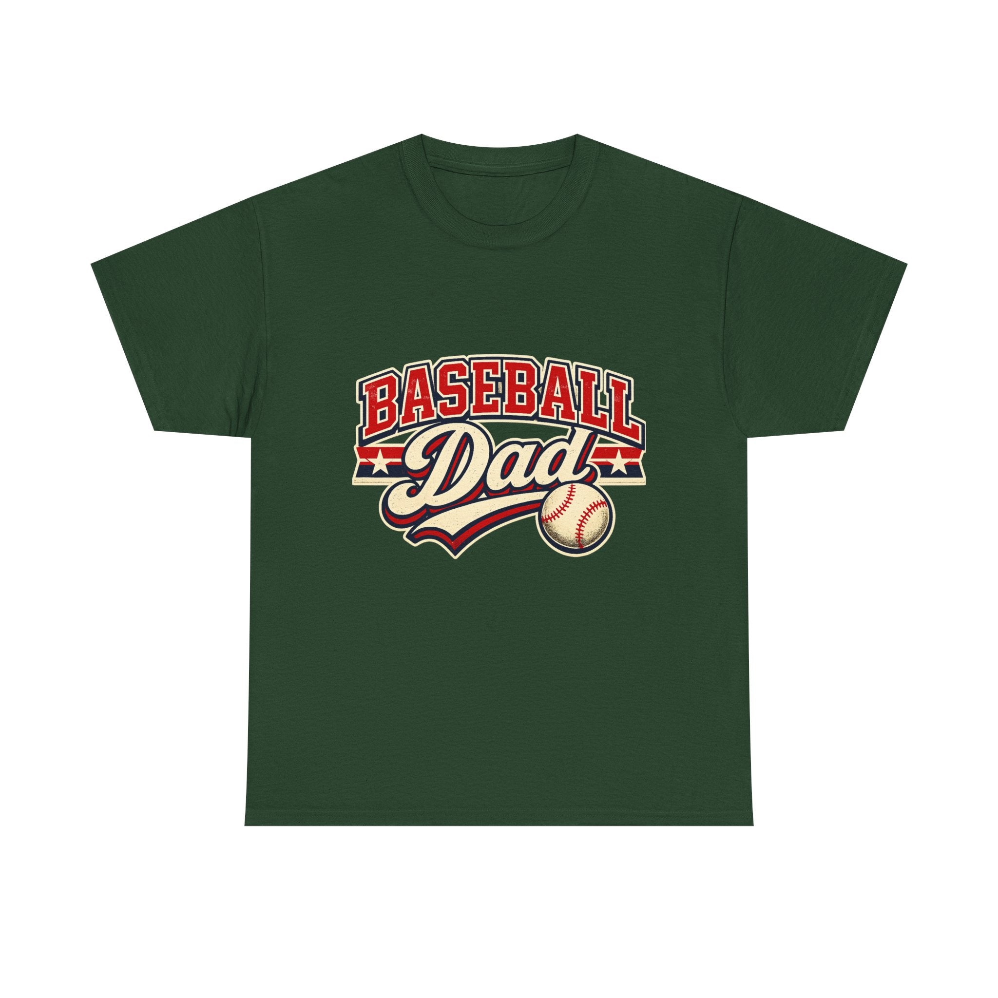 Baseball Dad T-Shirt — Vintage Baseball Dad Tee for Fathers, Father’s Day Gift