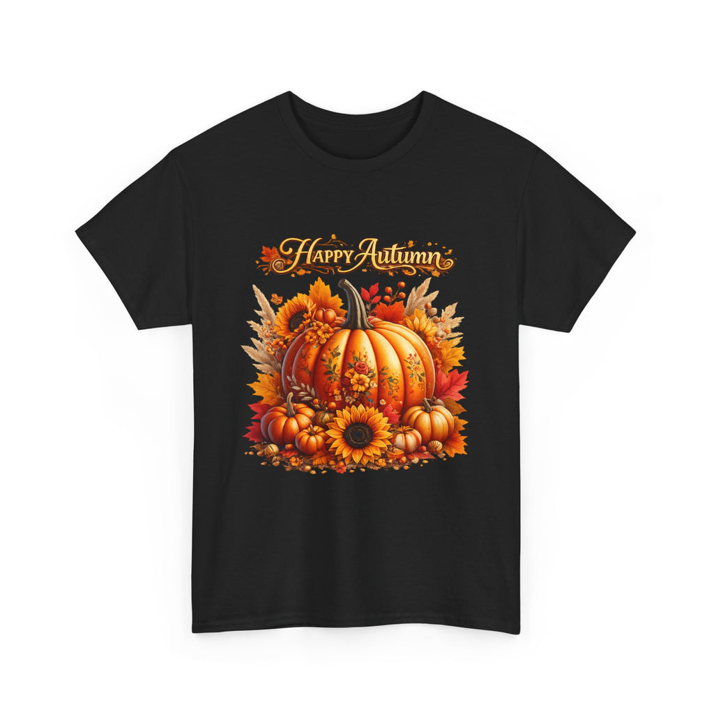 Autumn Pumpkin Tee – "Happy Autumn" Fall Harvest T-Shirt