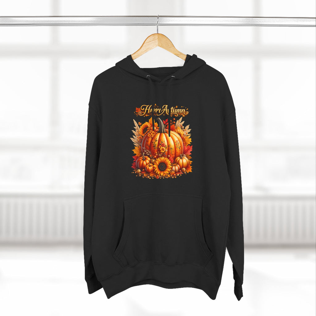 Autumn  - Fall Pumpkin Hoodie - Harvest Sunflower Fall Sweatshirt