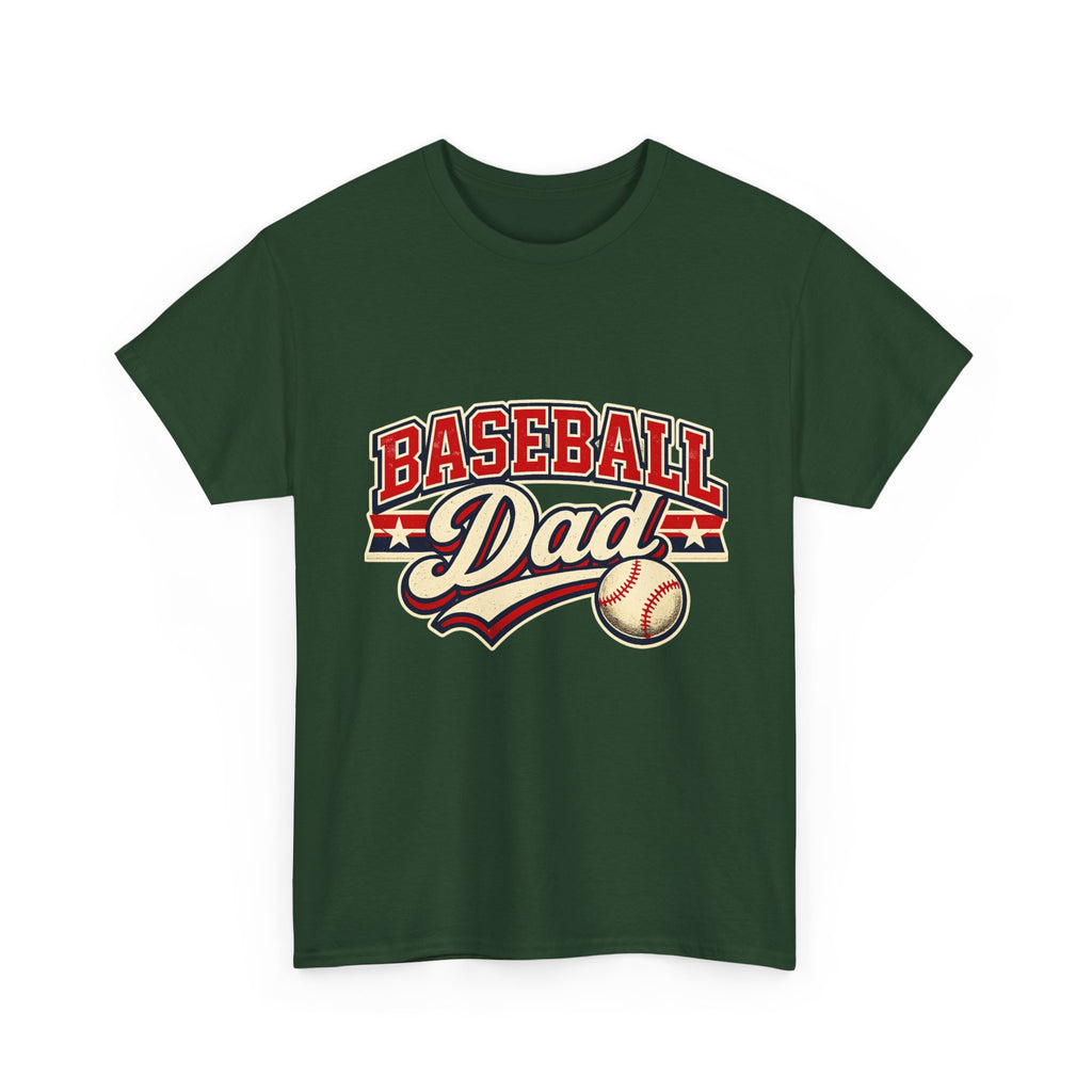 Baseball Dad T-Shirt — Vintage Baseball Dad Tee for Fathers, Father’s Day Gift