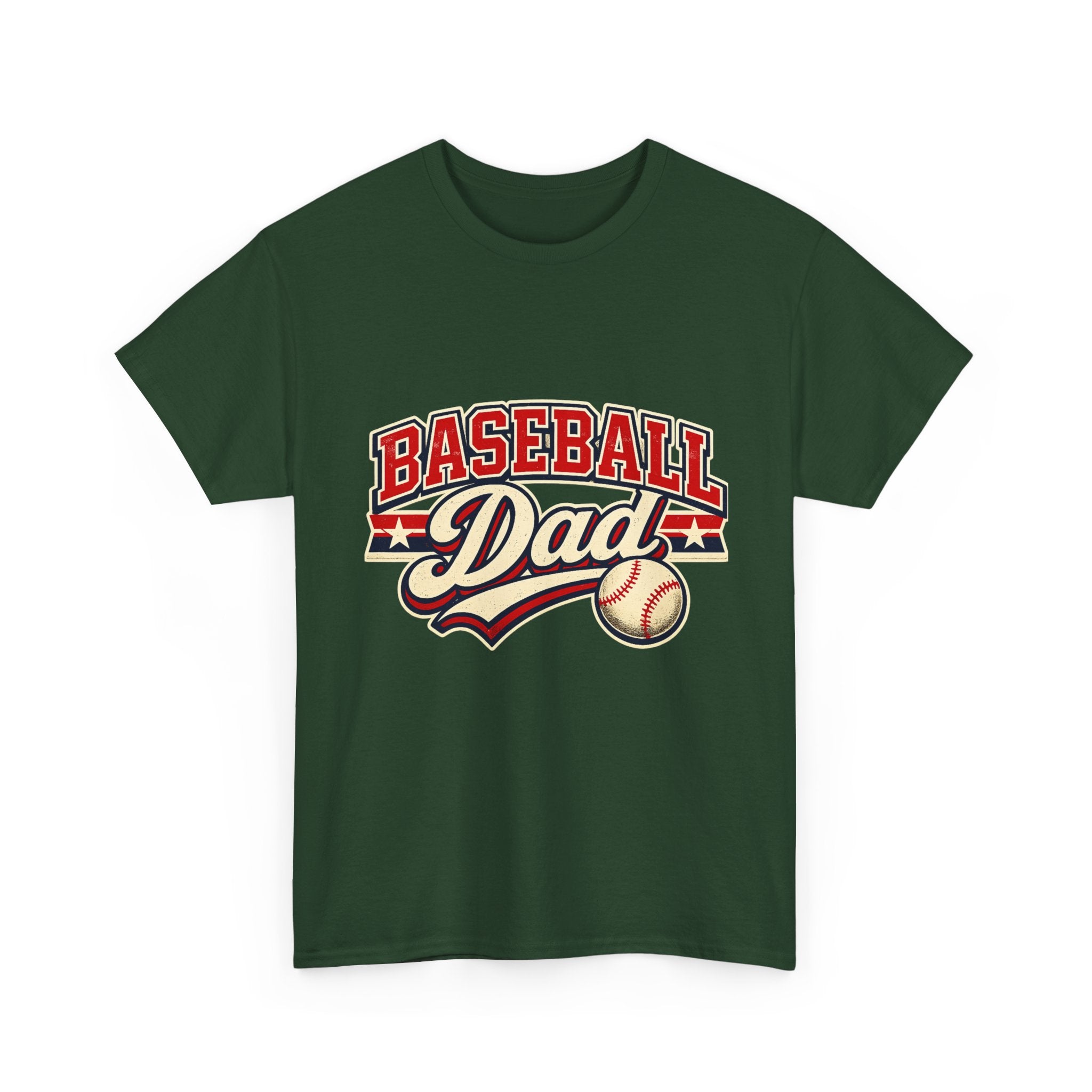 Baseball Dad T-Shirt — Vintage Baseball Dad Tee for Fathers, Father’s Day Gift