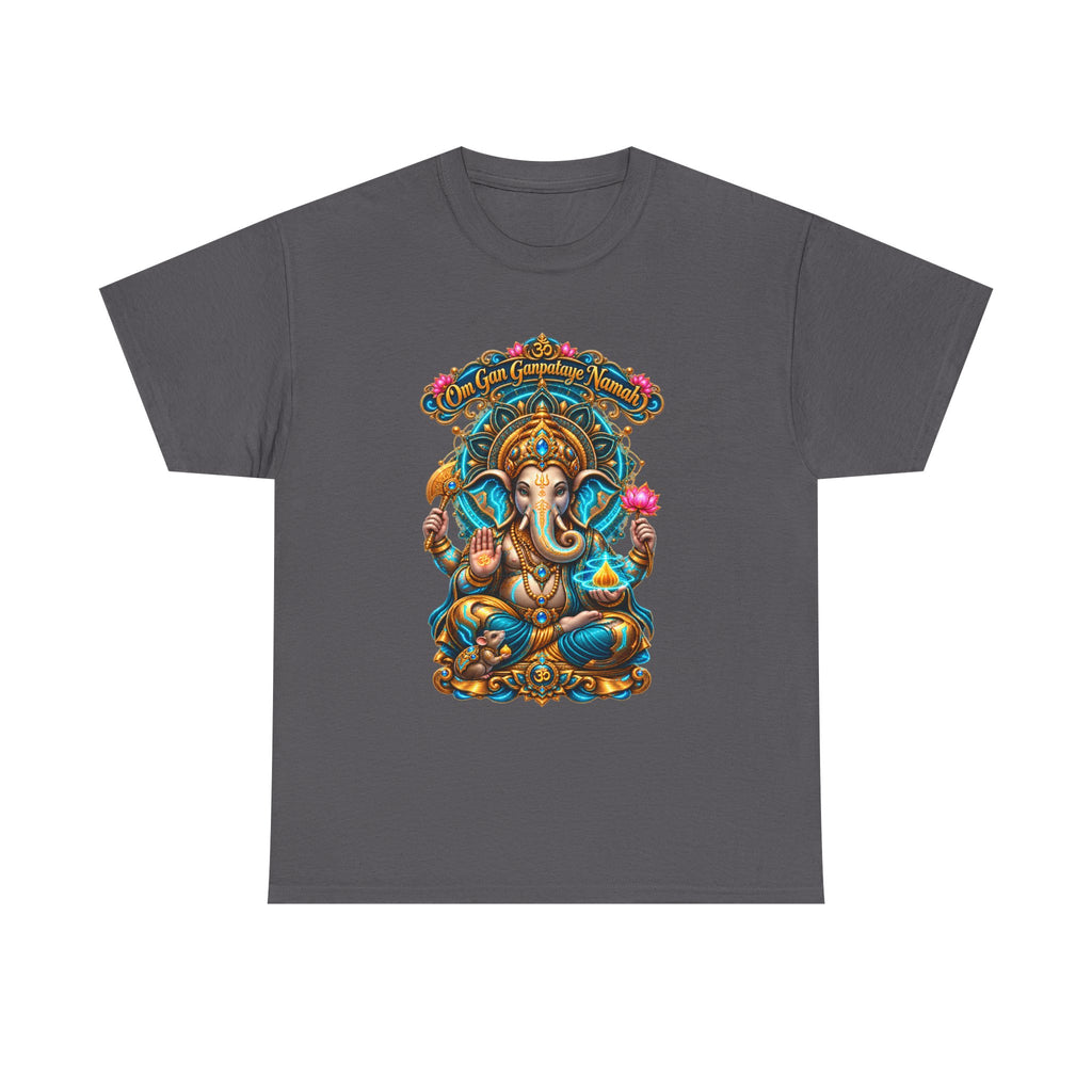 Ganesha Guardian Tee — Colorful Indian Elephant Deity T-Shirt