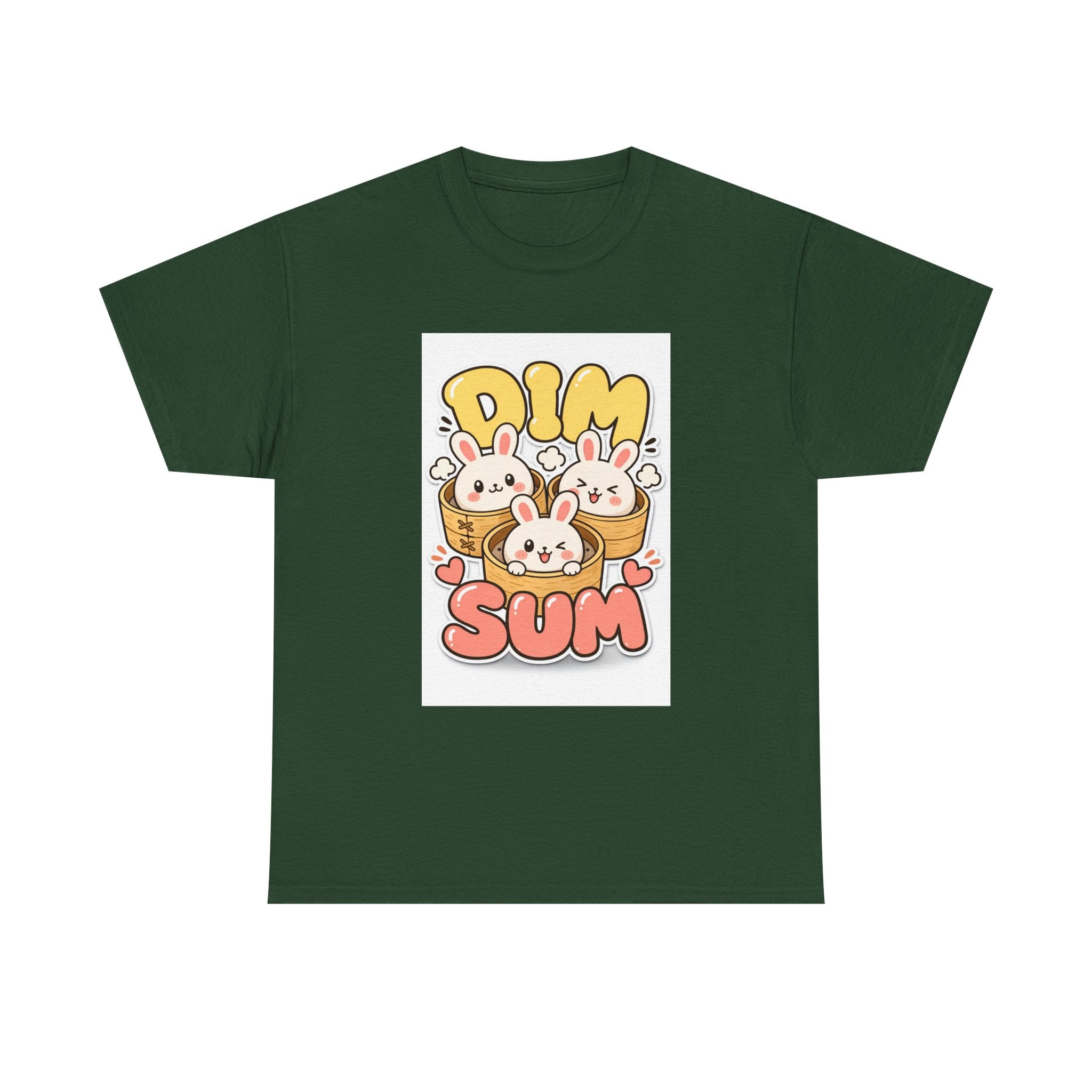 Dim Sum Bunny Tee — Cute Kawaii Dumpling Graphic T-Shirt