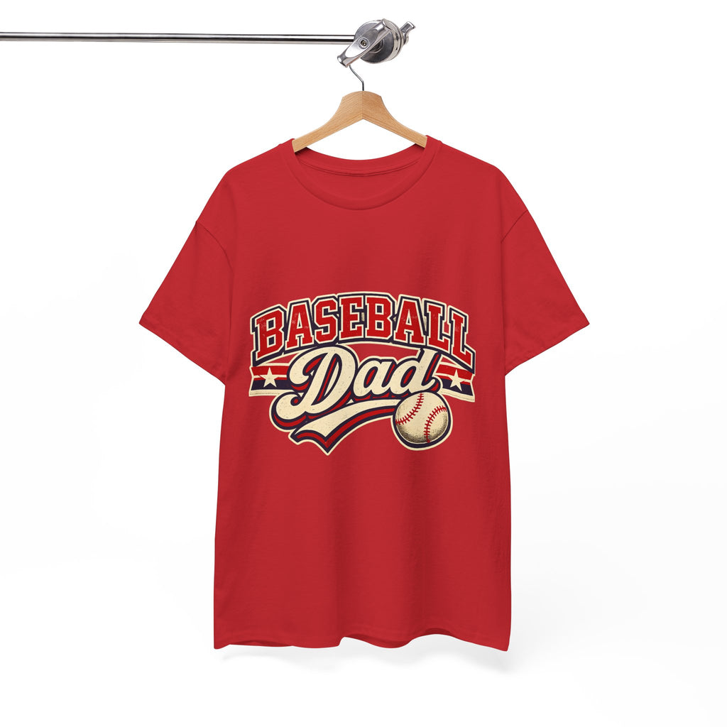Baseball Dad T-Shirt — Vintage Baseball Dad Tee for Fathers, Father’s Day Gift