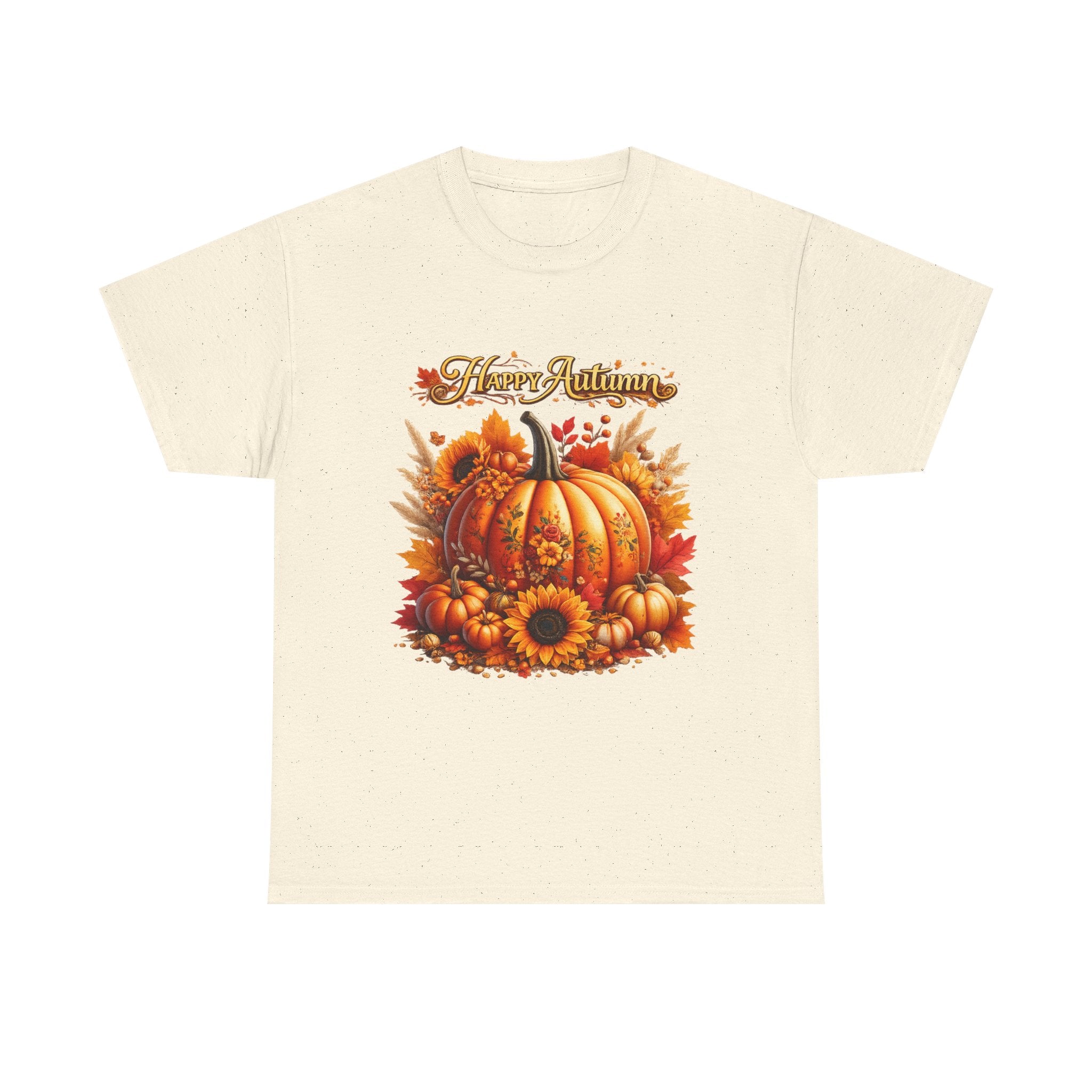 Autumn Pumpkin Tee – "Happy Autumn" Fall Harvest T-Shirt