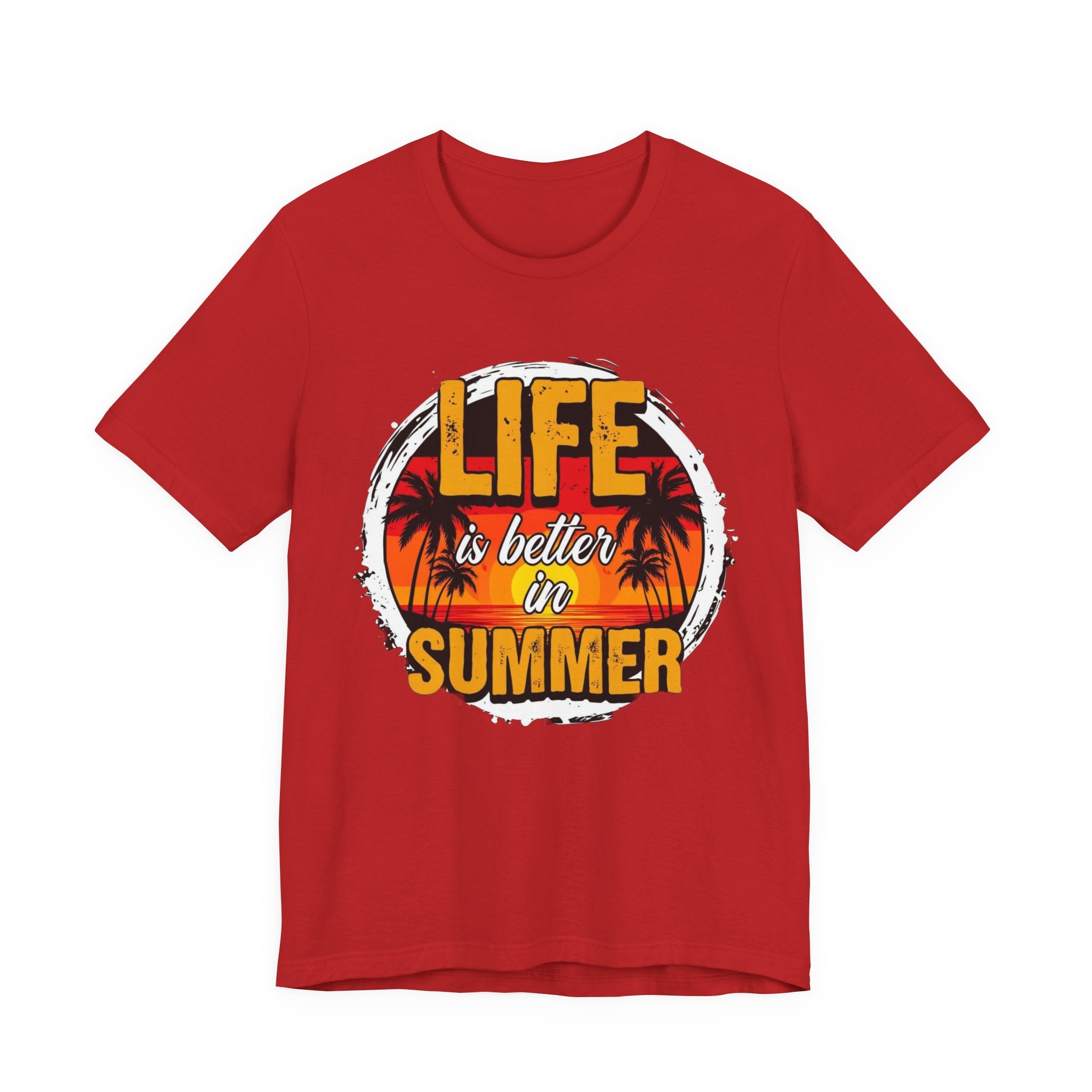 Summer Vibes Tee — "Life Is Better In Summer" Sunset Beach T‑Shirt
