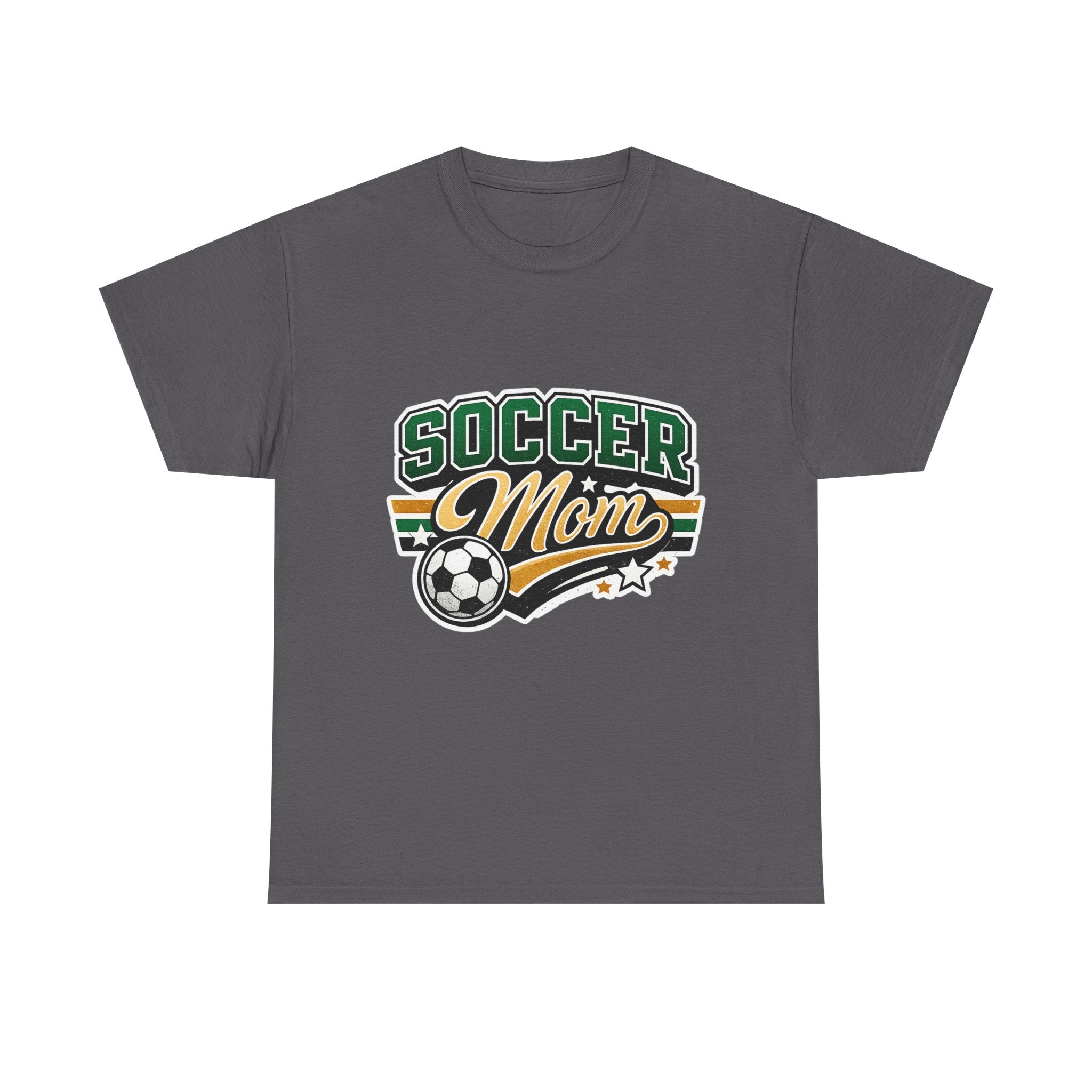 Soccer Mom T-Shirt — Retro Soccer Ball Graphic Tee for Moms, Team Support & Game Day