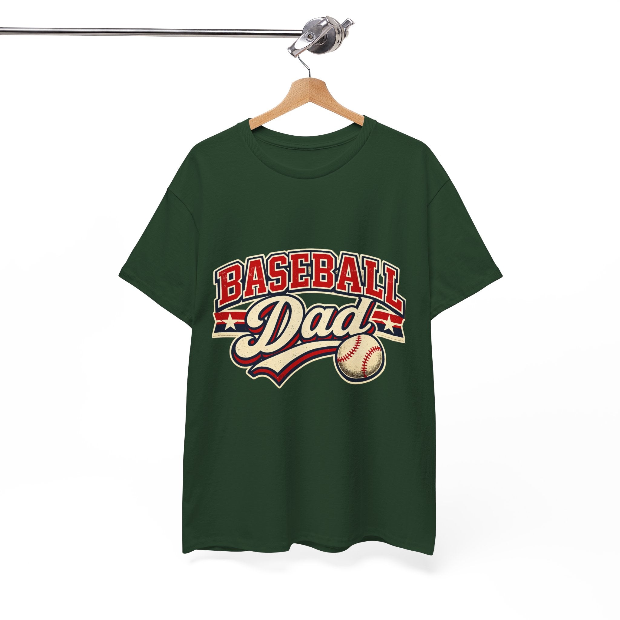 Baseball Dad T-Shirt — Vintage Baseball Dad Tee for Fathers, Father’s Day Gift