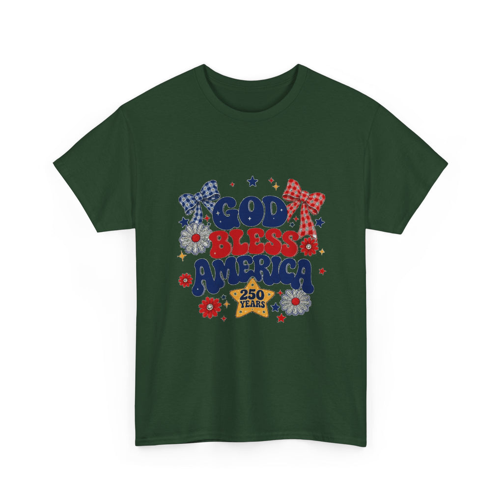 God Bless America Tee — Patriotic 4th of July USA Shirt