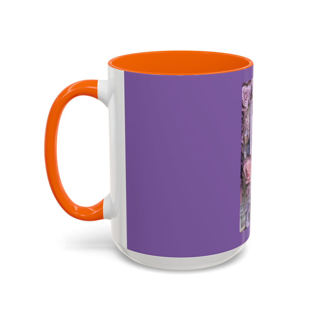 Coffee Mug — Floral Psalm Accent Mug (11/15 oz)