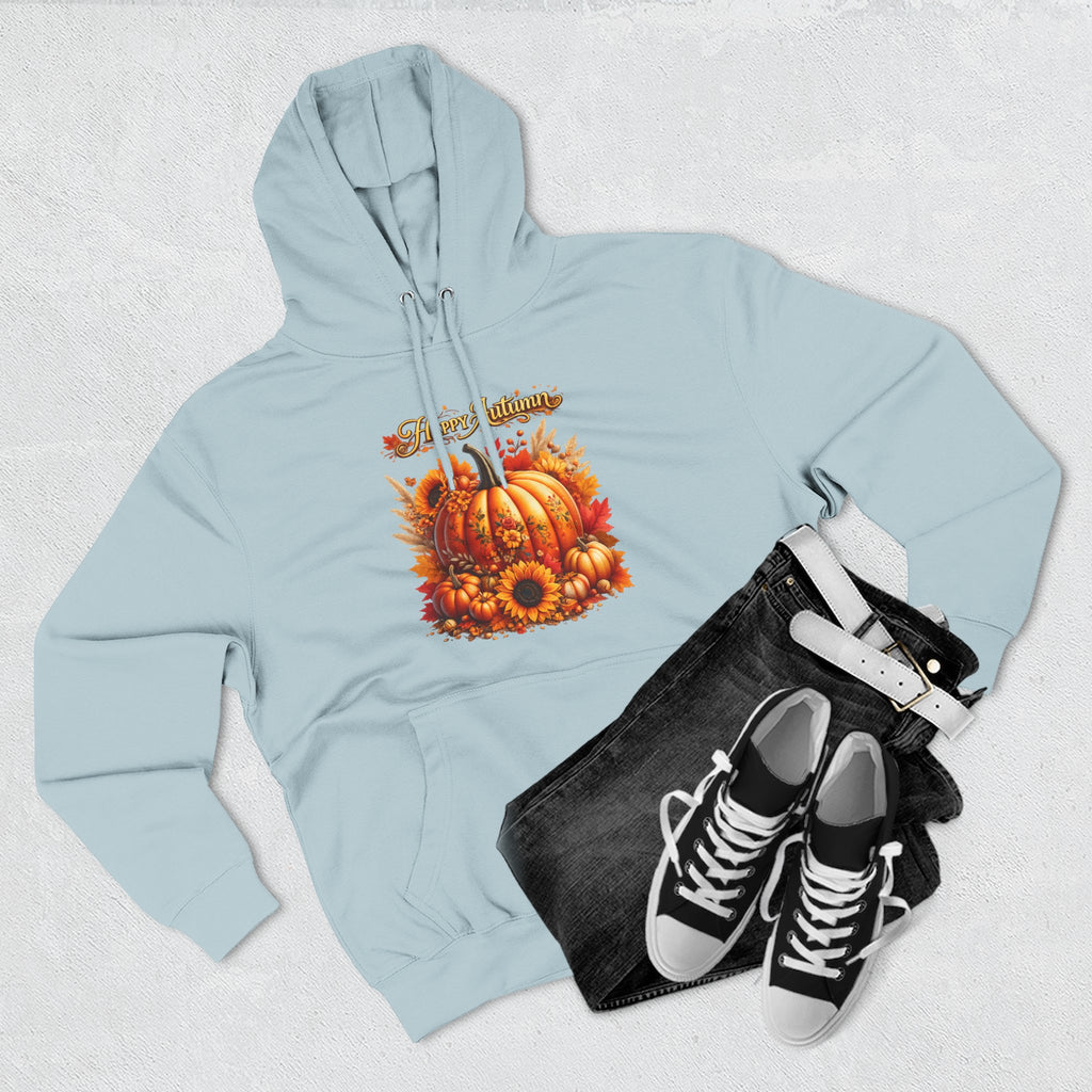 Autumn  - Fall Pumpkin Hoodie - Harvest Sunflower Fall Sweatshirt