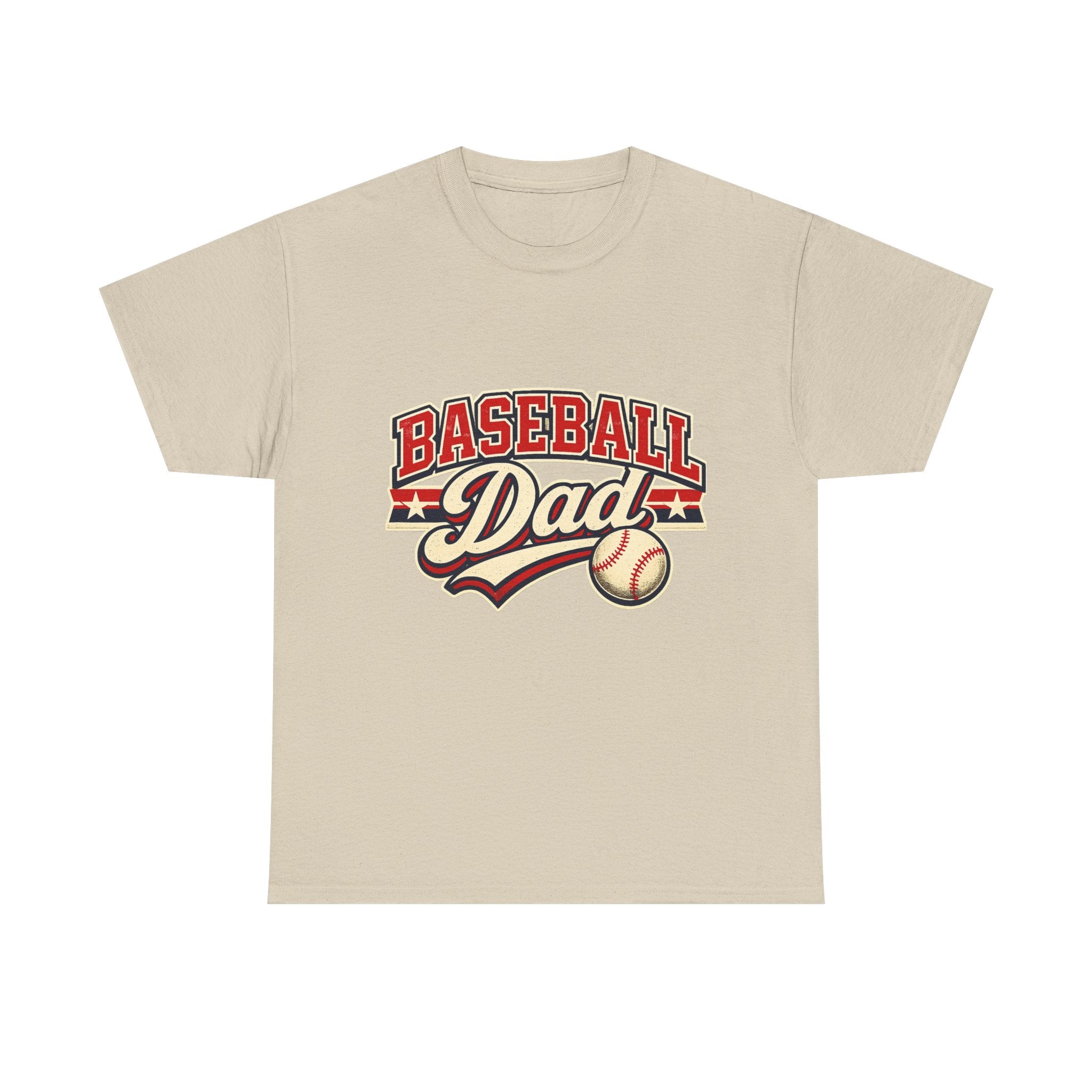 Baseball Dad T-Shirt — Vintage Baseball Dad Tee for Fathers, Father’s Day Gift