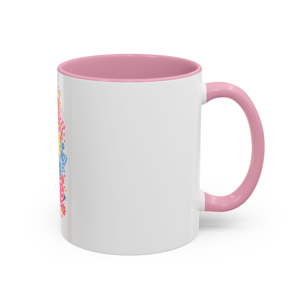 Coffee Mugs God Is Good All The Time Pink Ceramic Mug — Colorful Faith Coffee Cup (11oz/15oz)