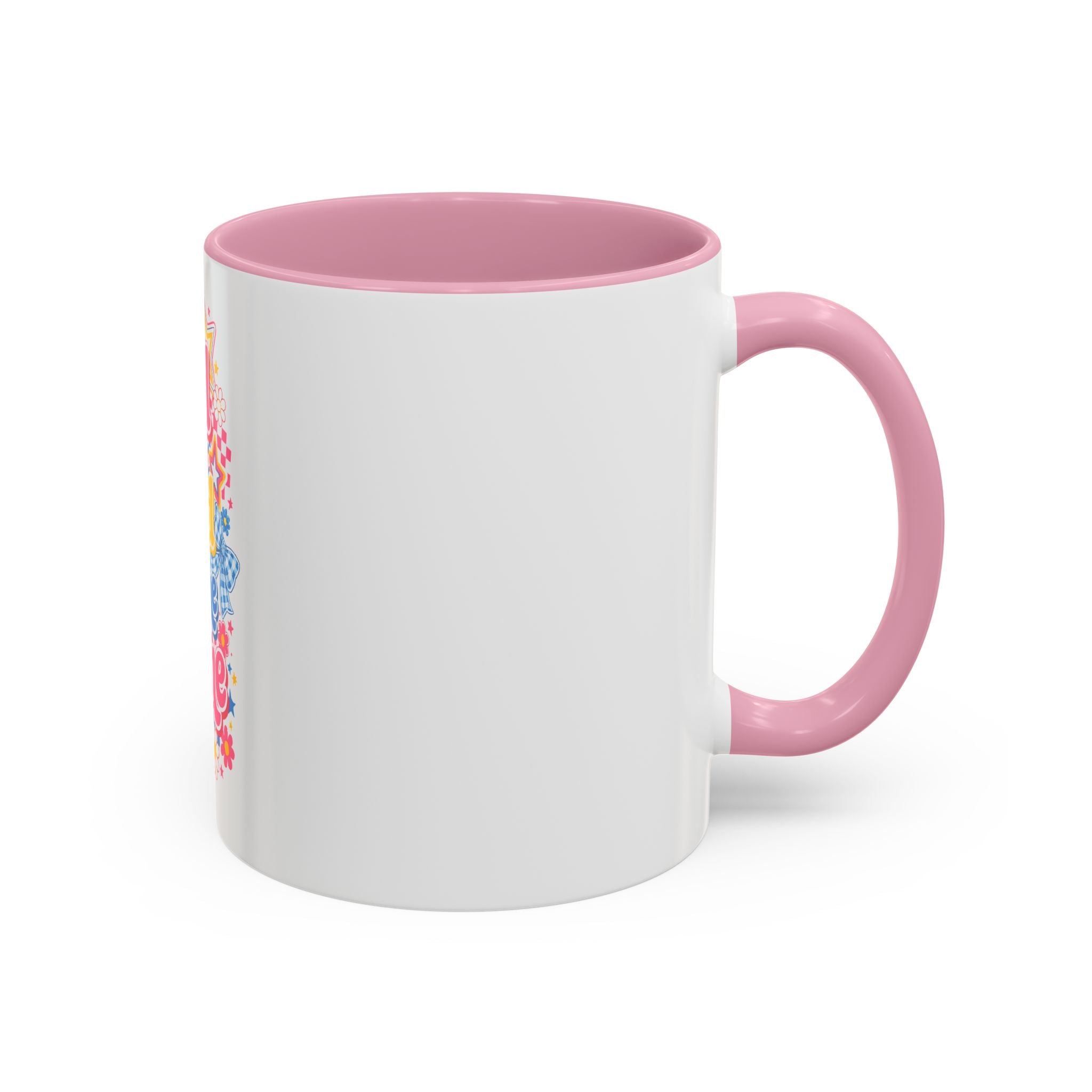 Coffee Mugs God Is Good All The Time Pink Ceramic Mug — Colorful Faith Coffee Cup (11oz/15oz)