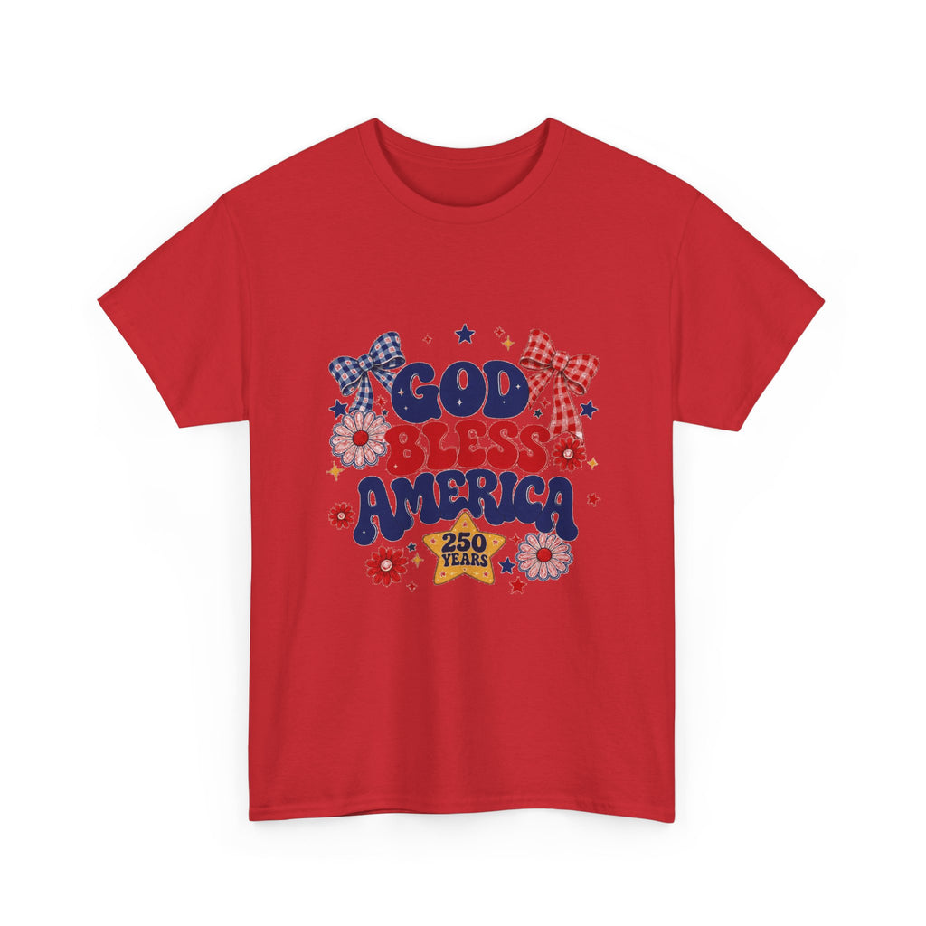 God Bless America Tee — Patriotic 4th of July USA Shirt
