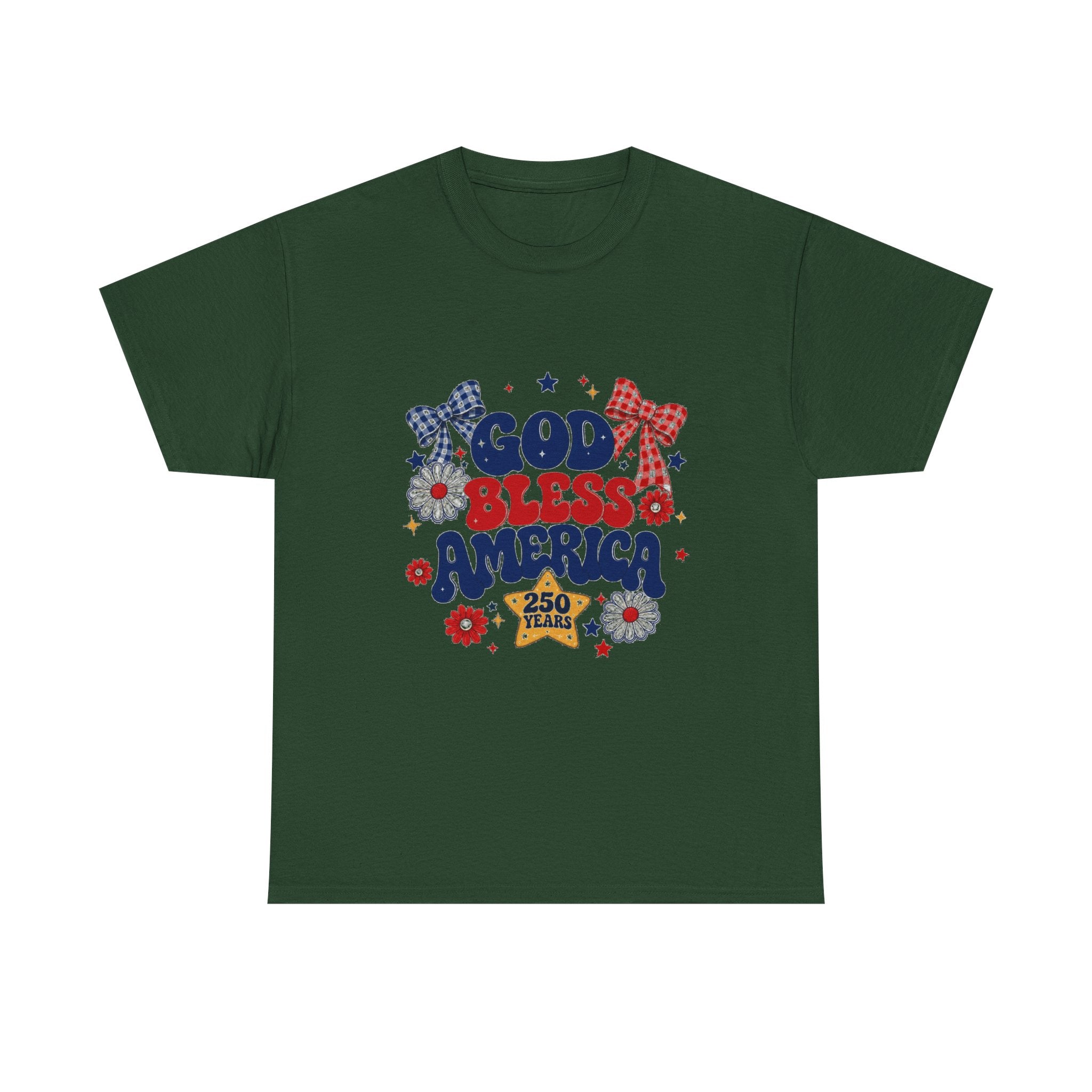 God Bless America Tee — Patriotic 4th of July USA Shirt