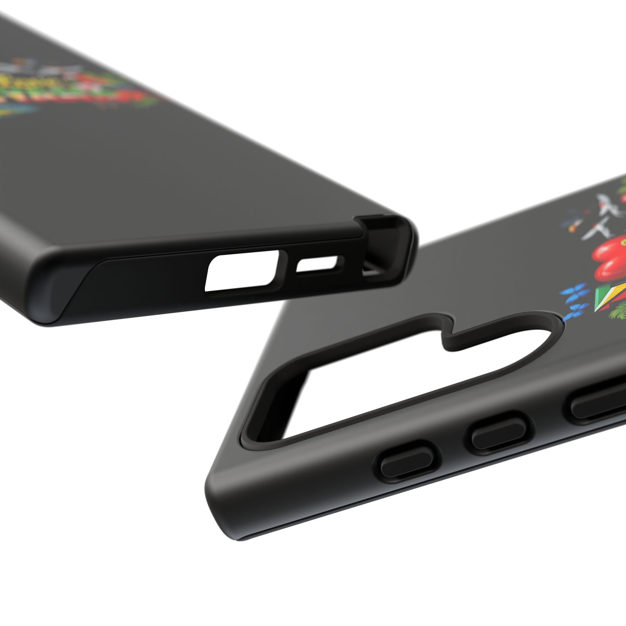Phone case I Love Guyana Phone Case — Tough Protective Tropical Flag Design