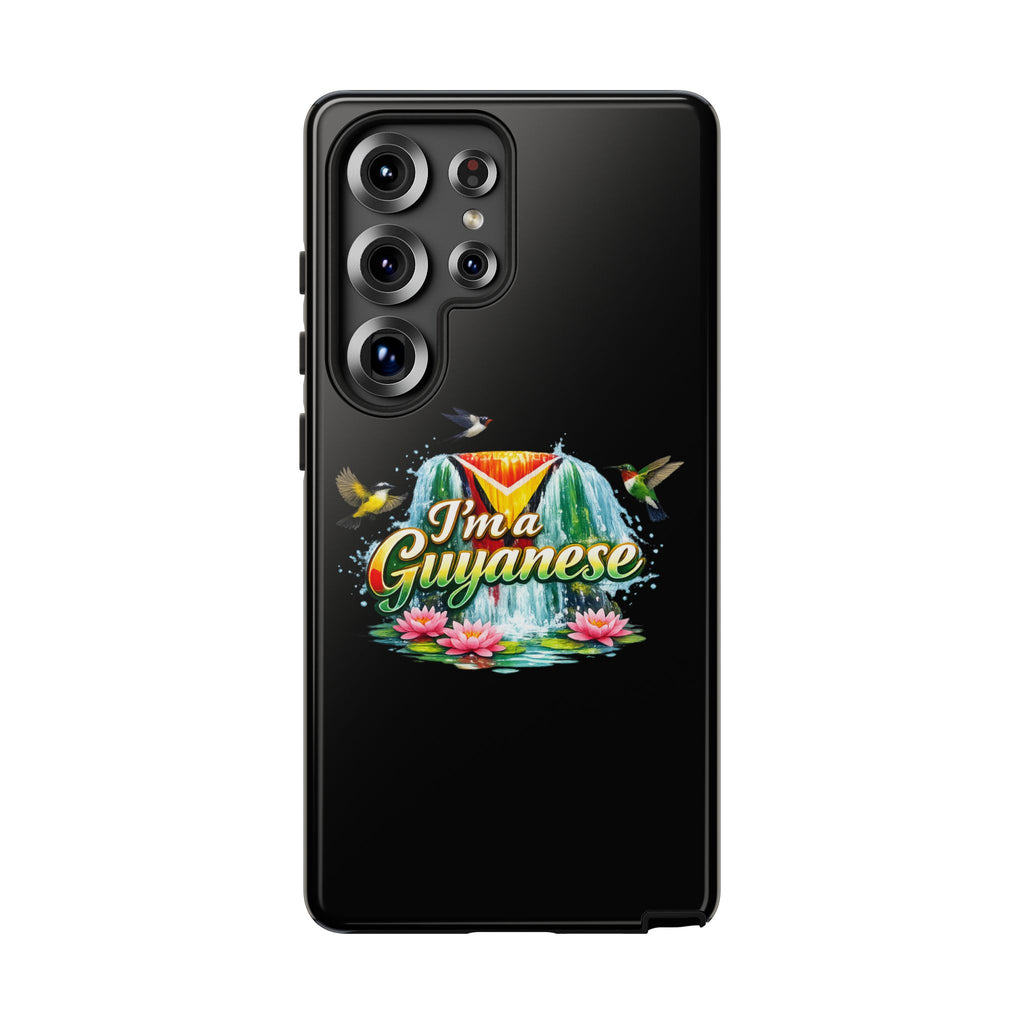 I'm a Guyanese Tough Phone Case — Tropical Waterfall Design, Guyana Pride Gift