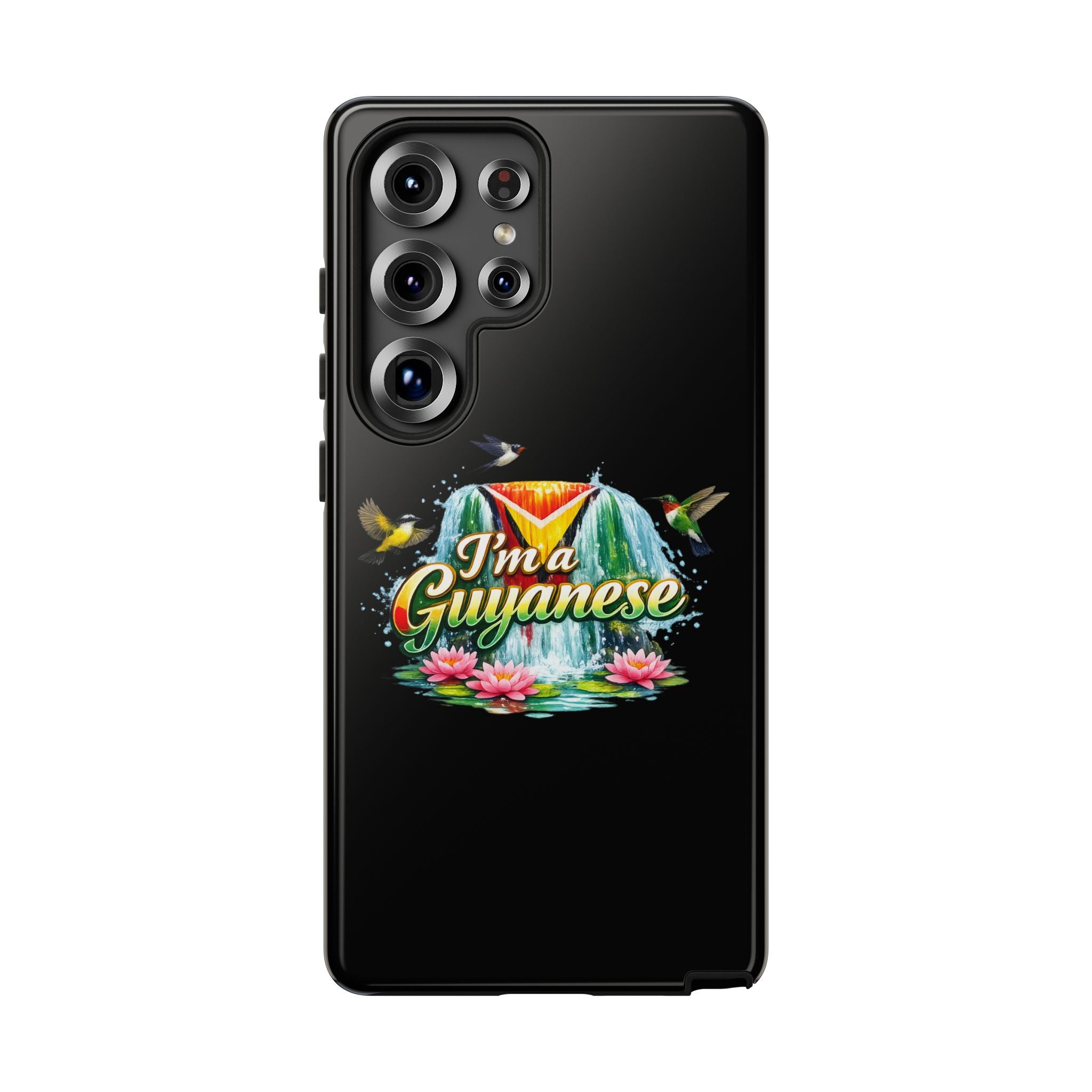 I'm a Guyanese Tough Phone Case — Tropical Waterfall Design, Guyana Pride Gift