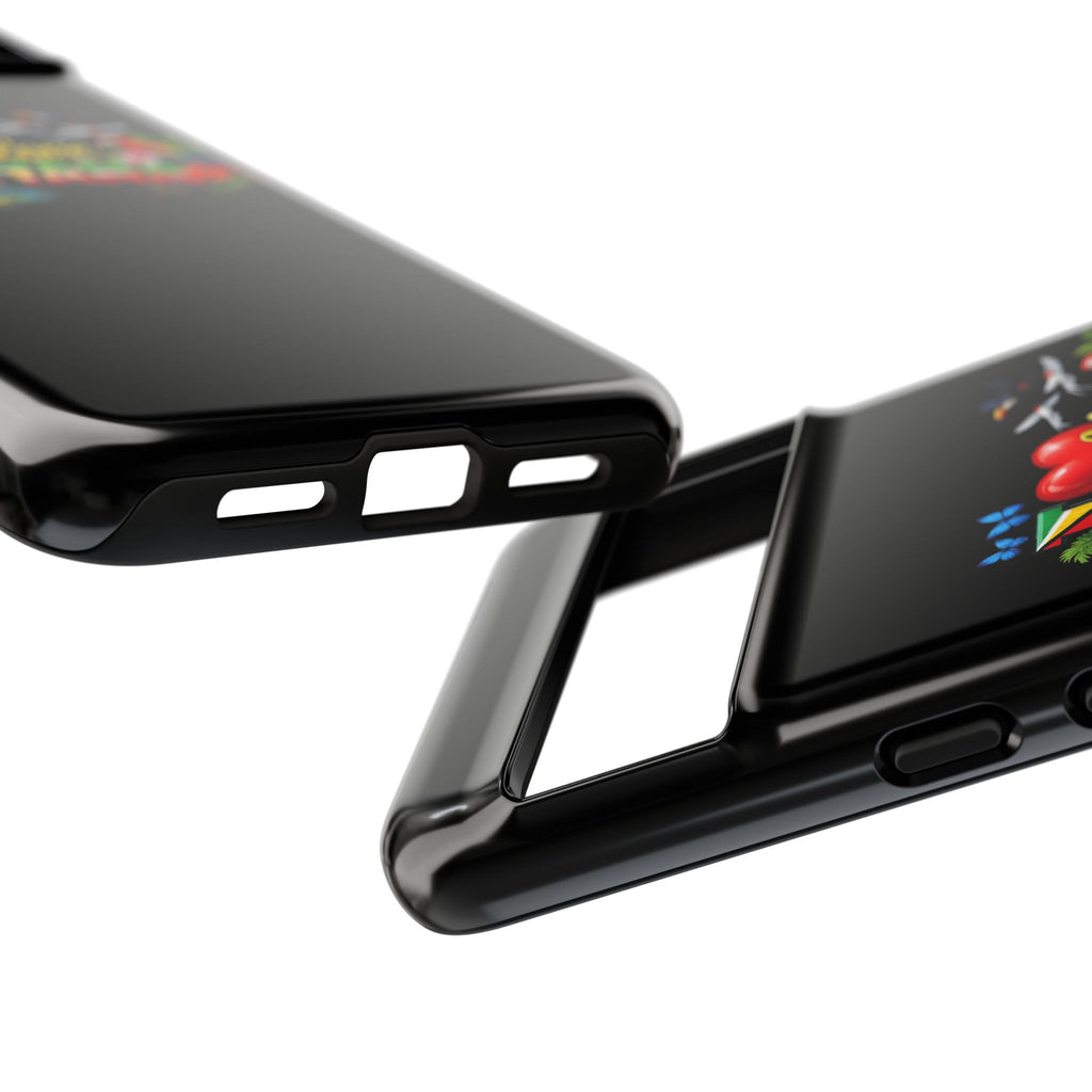 Phone case I Love Guyana Phone Case — Tough Protective Tropical Flag Design
