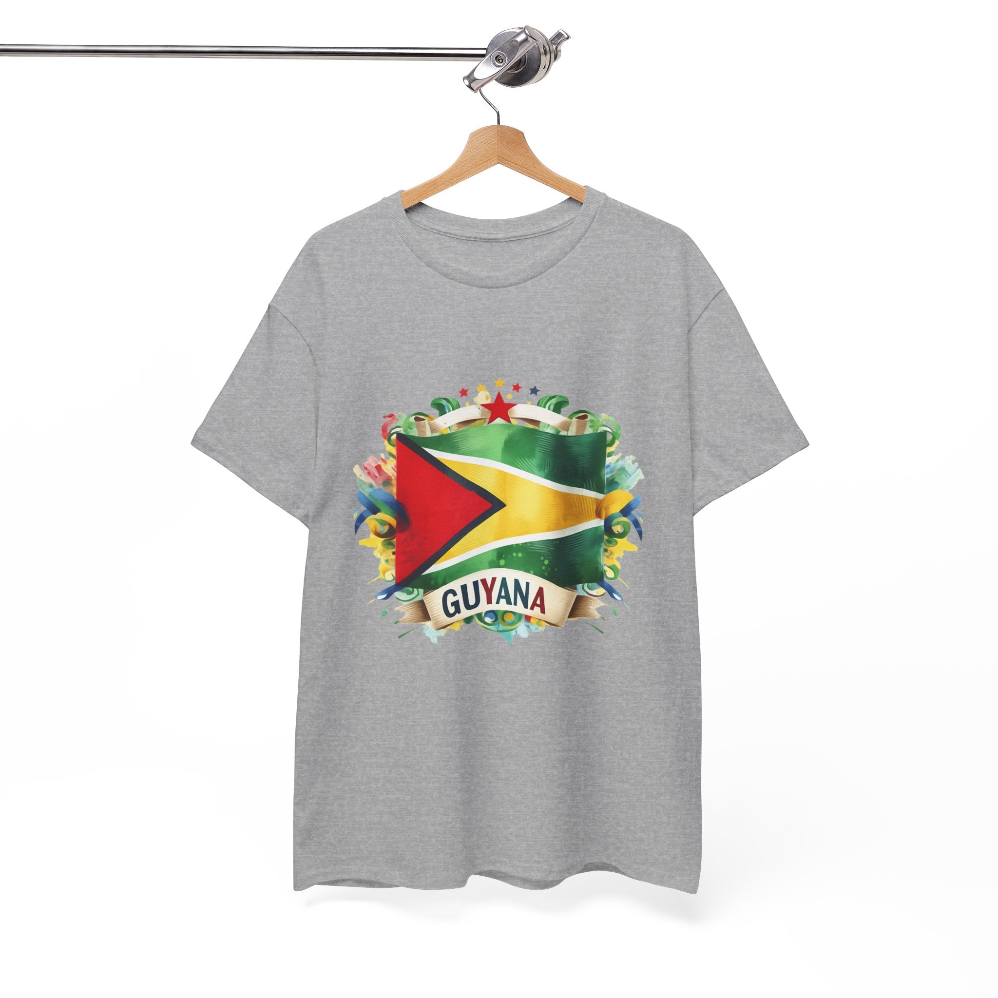 Guyana Day t-shirts  - GuyanaFlag T-Shirt - Vibrant Guyanese Pride Tee