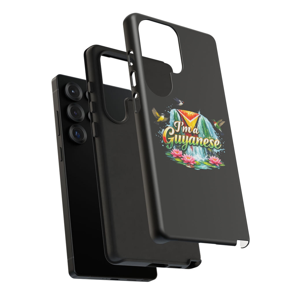 I'm a Guyanese Tough Phone Case — Tropical Waterfall Design, Guyana Pride Gift